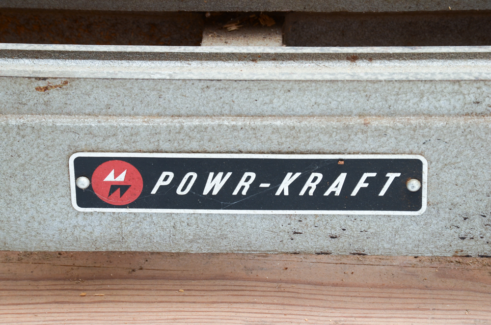 Vintage Powr-Kraft Lathe and Grinder