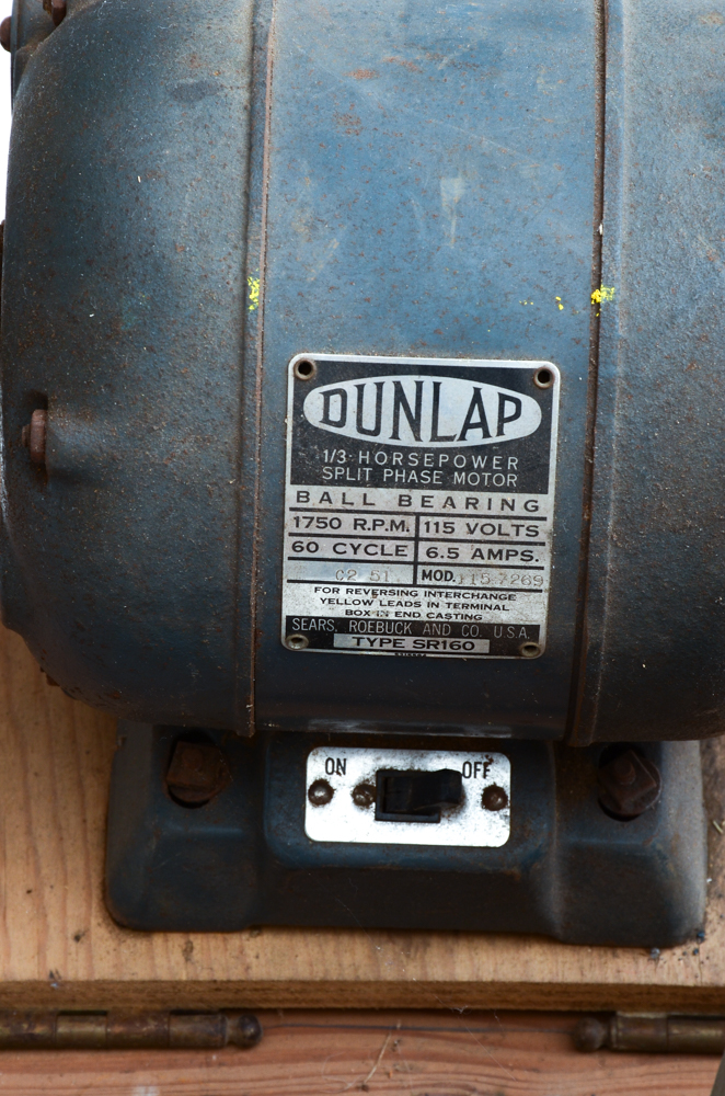 Vintage Powr-Kraft Lathe and Grinder