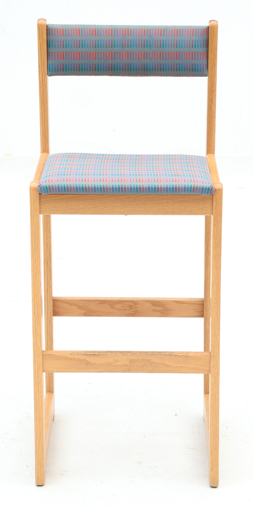 Upholstered Oak Stools