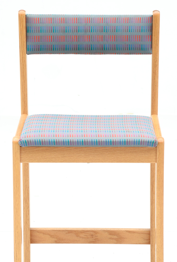 Upholstered Oak Stools