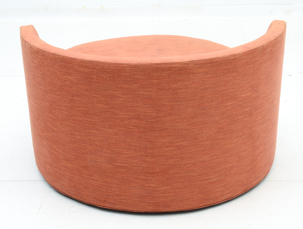 Arhaus "Lowden" Upholstered Round Swivel Chair