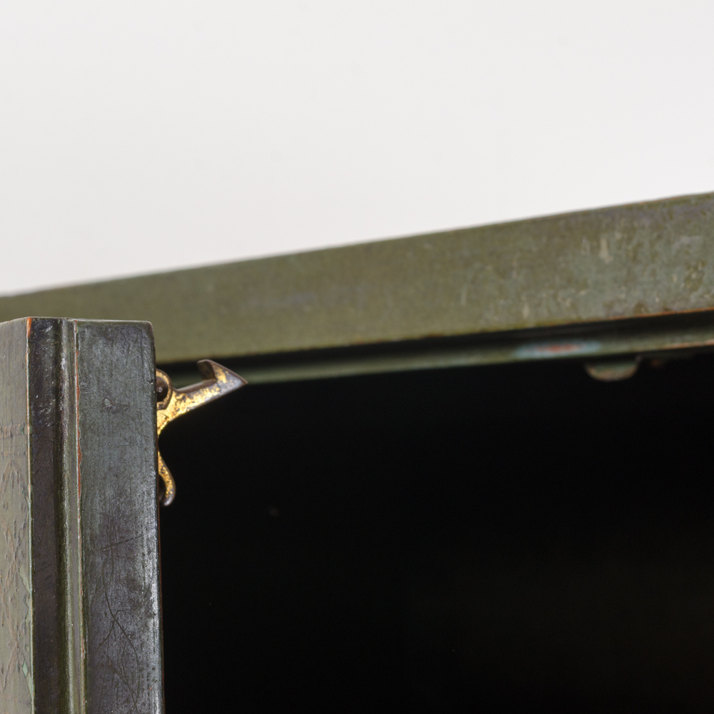 Vintage Asian Inspired Chest on Stand