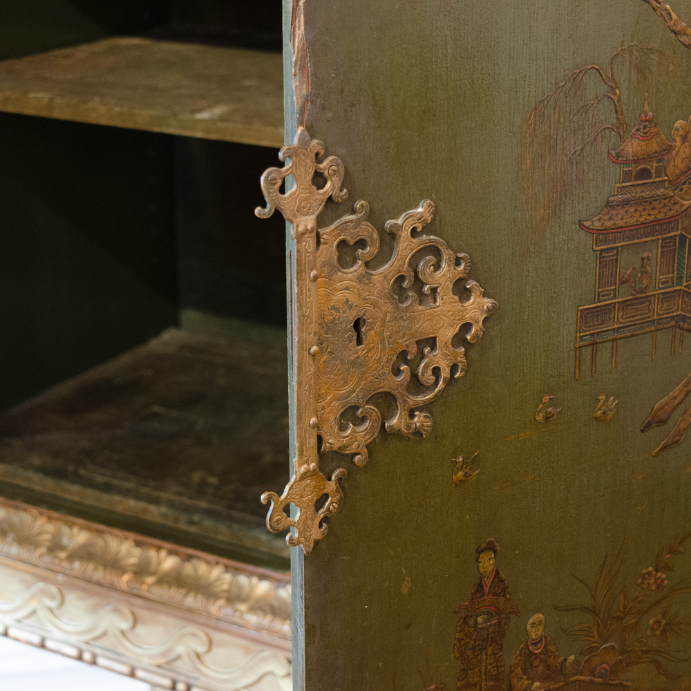 Vintage Asian Inspired Chest on Stand