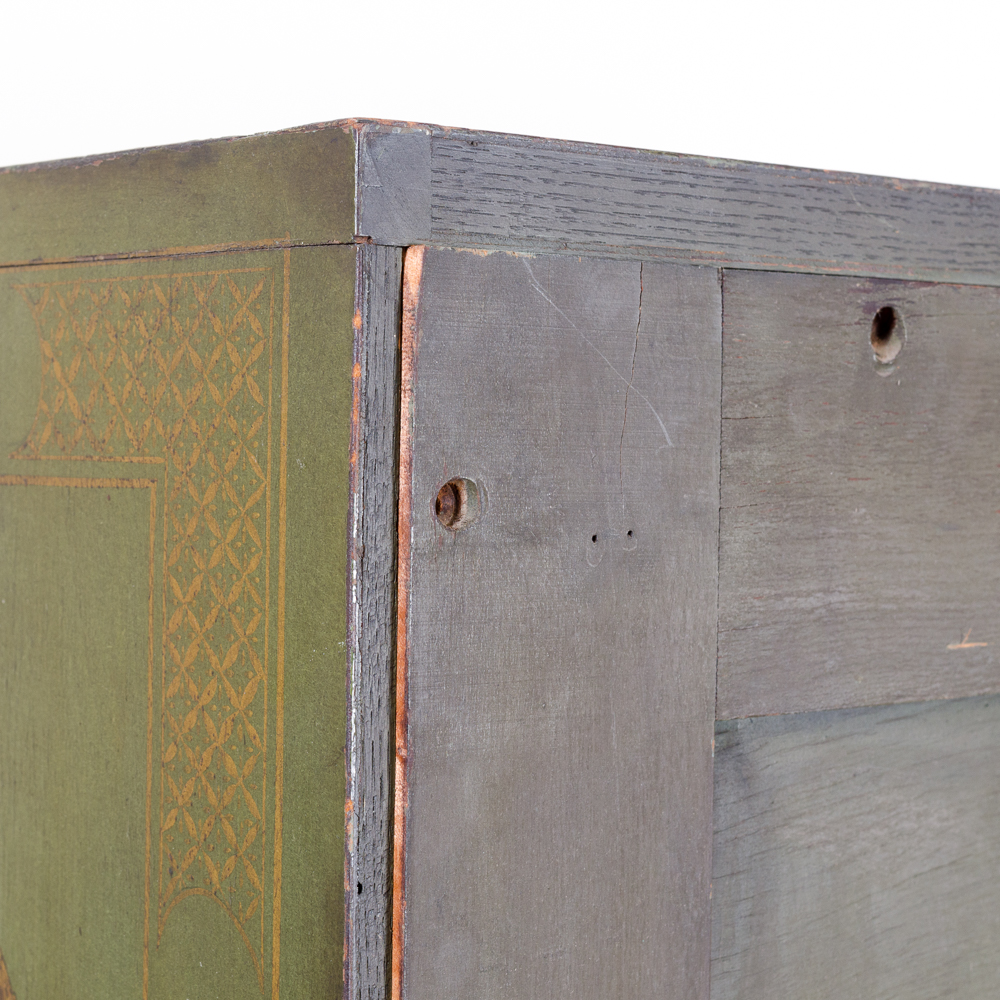 Vintage Asian Inspired Chest on Stand