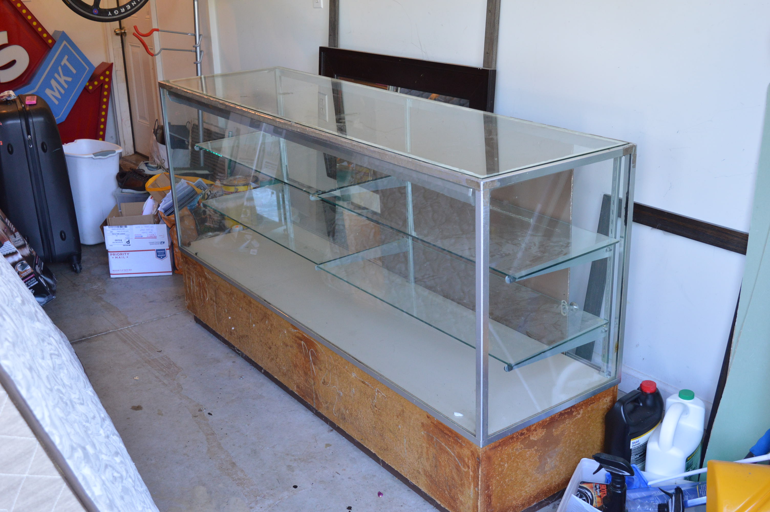 Vintage Glass Retail Display Case