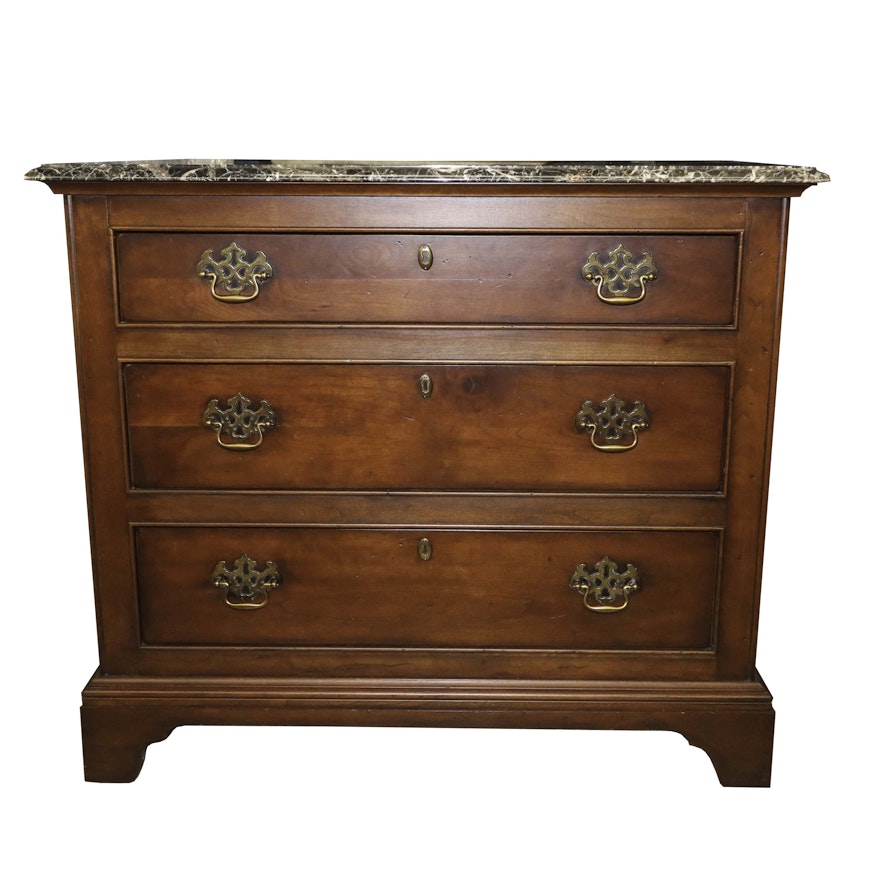 Century Furniture Chest of Drawers with Marble Top