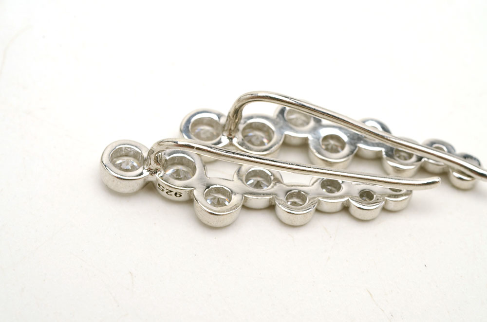 Sterling Jewelry Featuring Blue Topaz and Crystal Stones