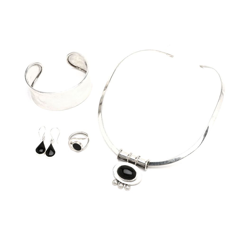 Sterling Jewelry with Black Onyx