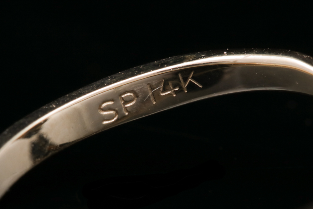 14K Yellow Gold and Fresh Water Pearl Ring