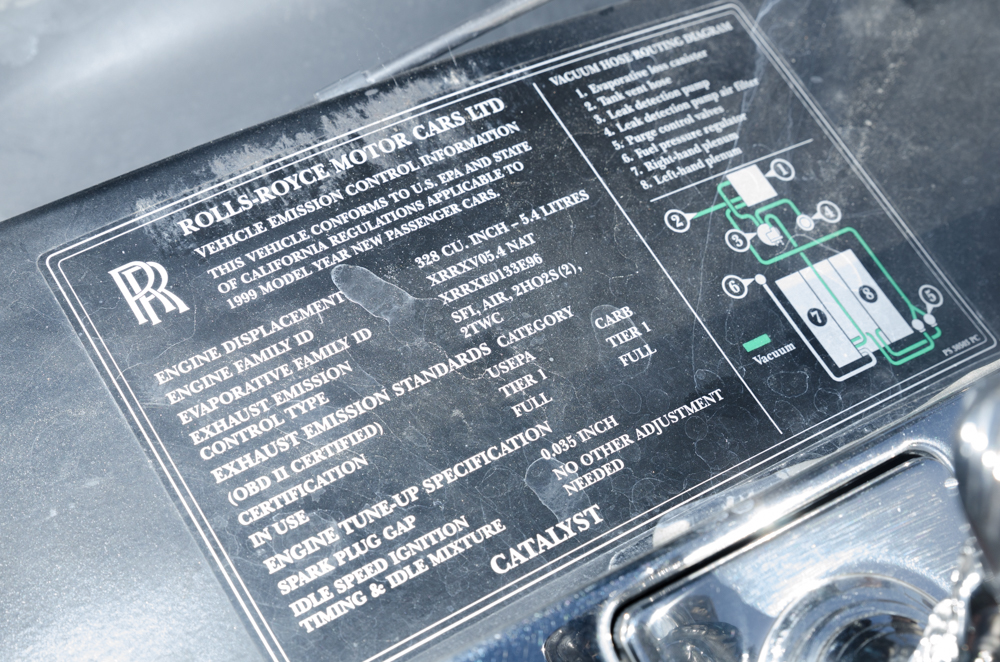 1999 Rolls-Royce Silver Seraph Luxury Sedan