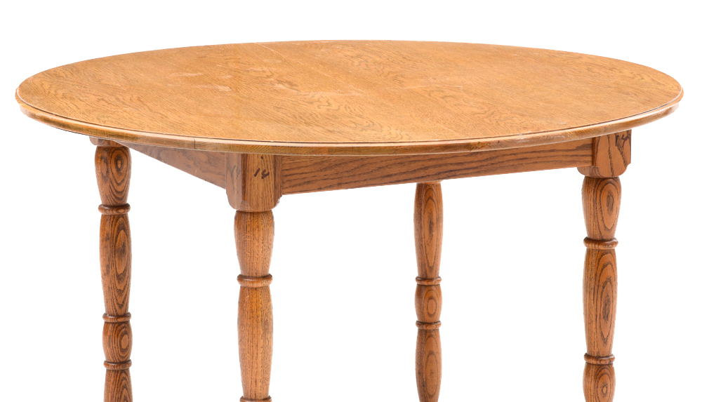 Circular Oak Table