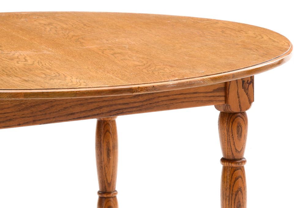 Circular Oak Table