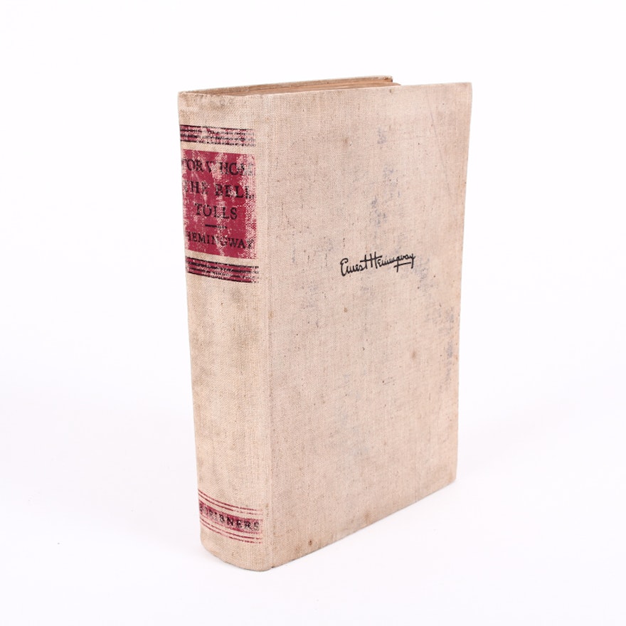 First Edition "For Whom the Bell Tolls" by Ernest Hemingway