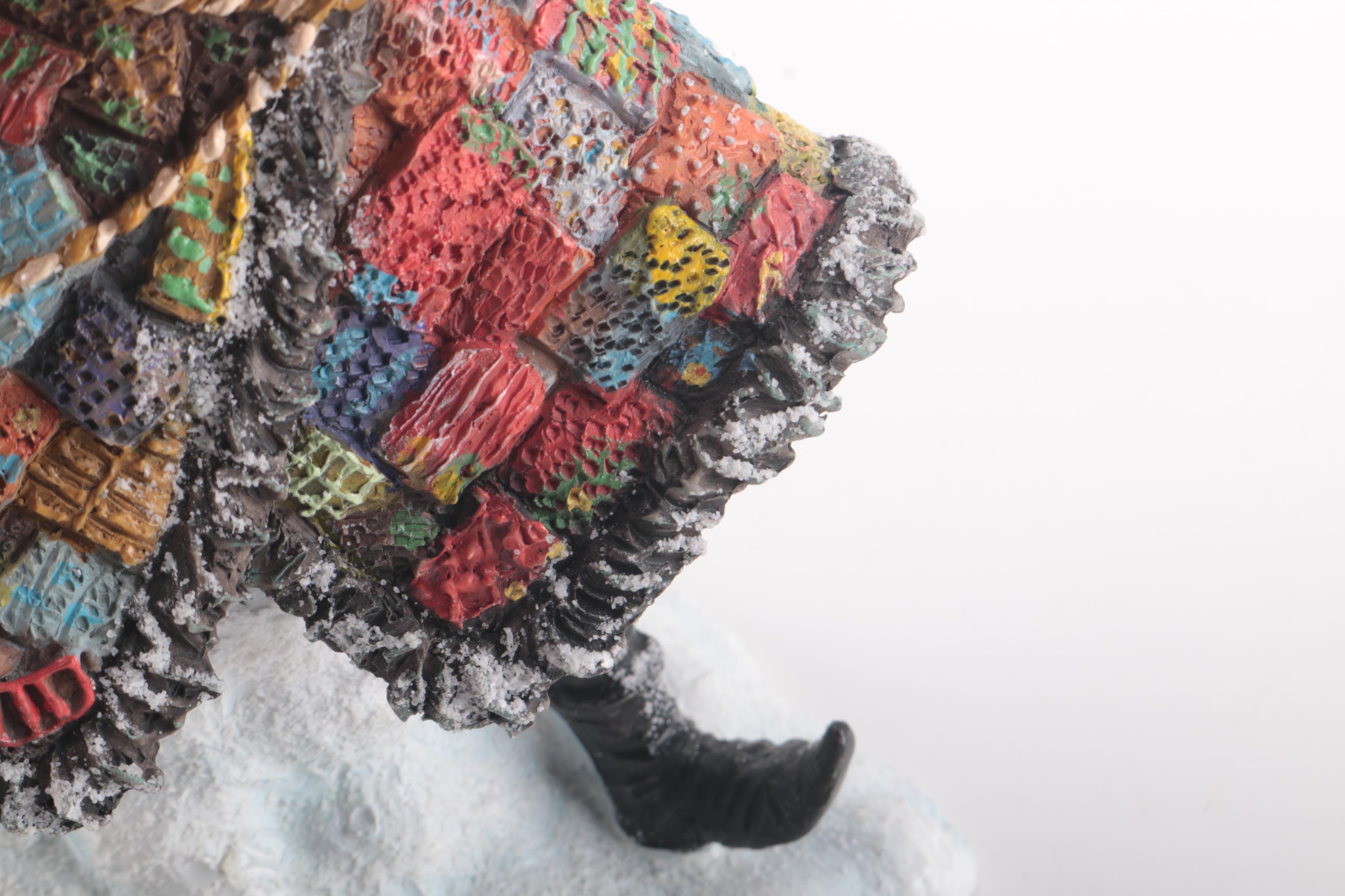 Pair of Santa Claus Figurines by Stewart Sherwood