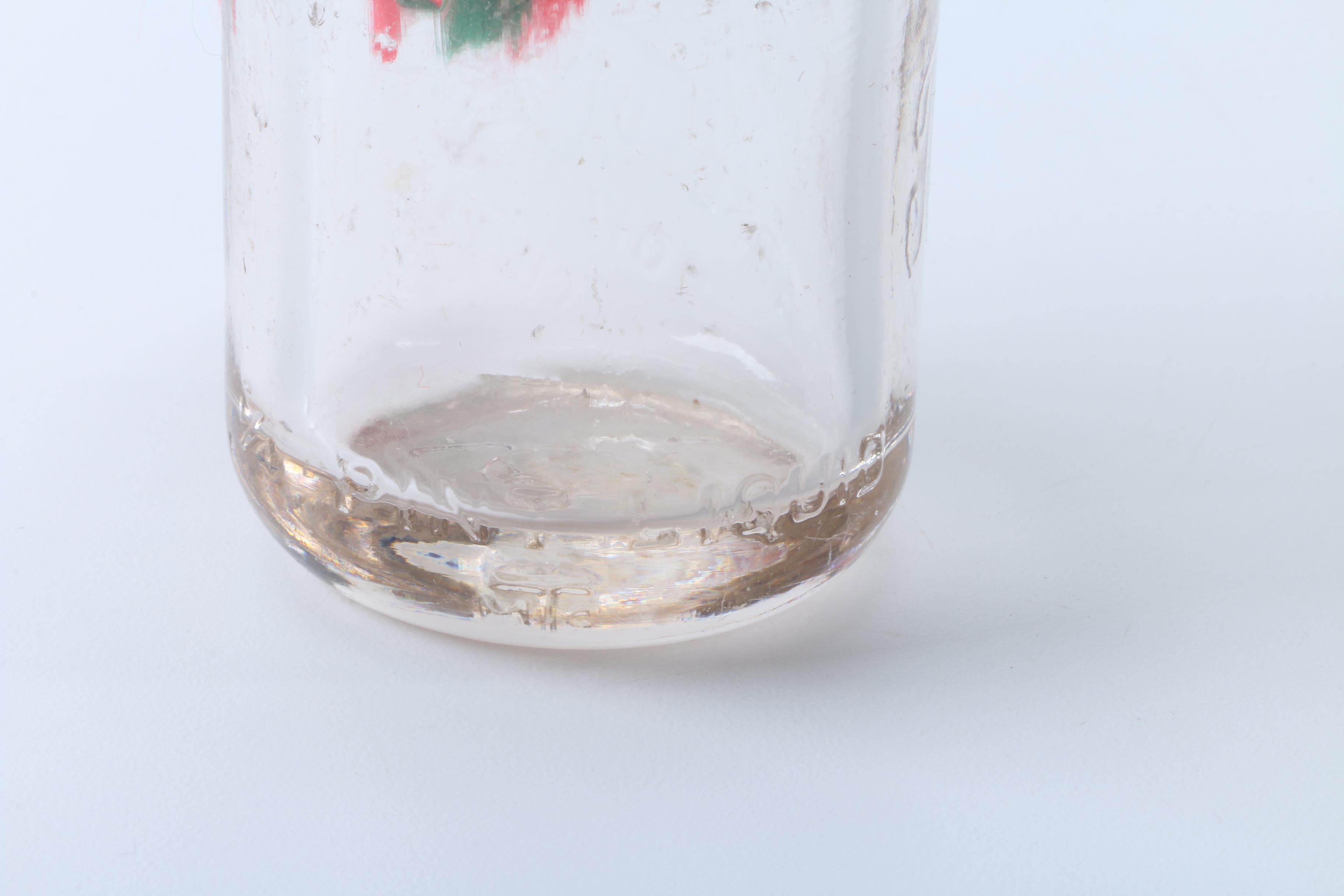 Thompson Honor Dairy Galvanized Milk Box and Seventeen Glass Bottles