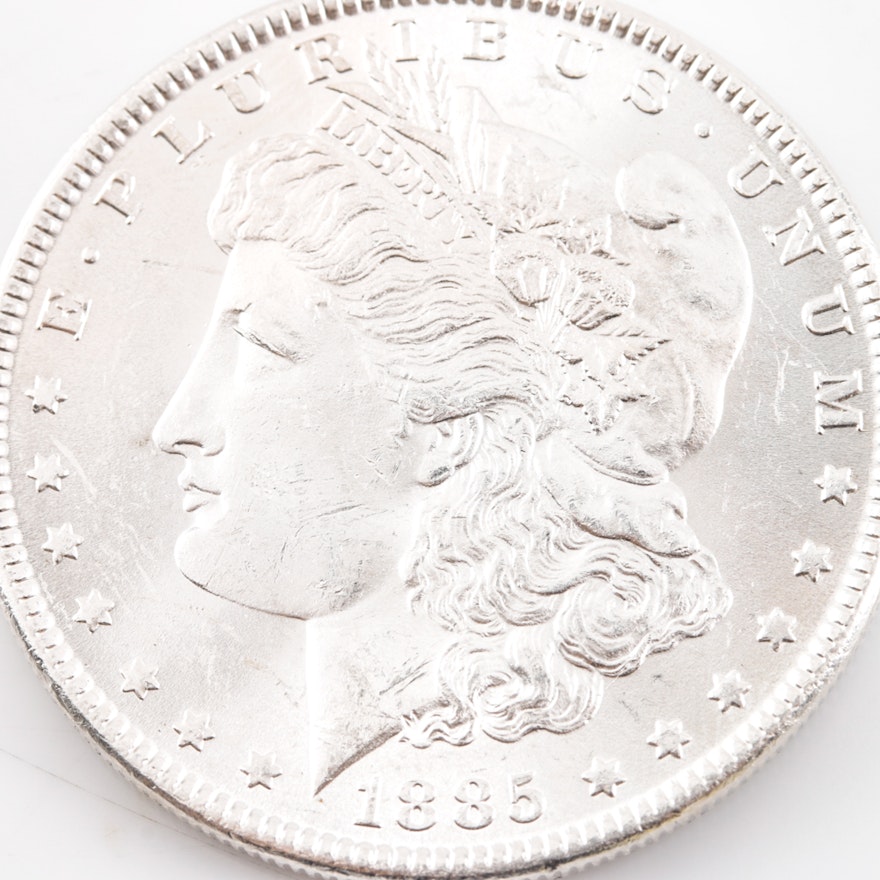 1885 Silver Morgan Dollar