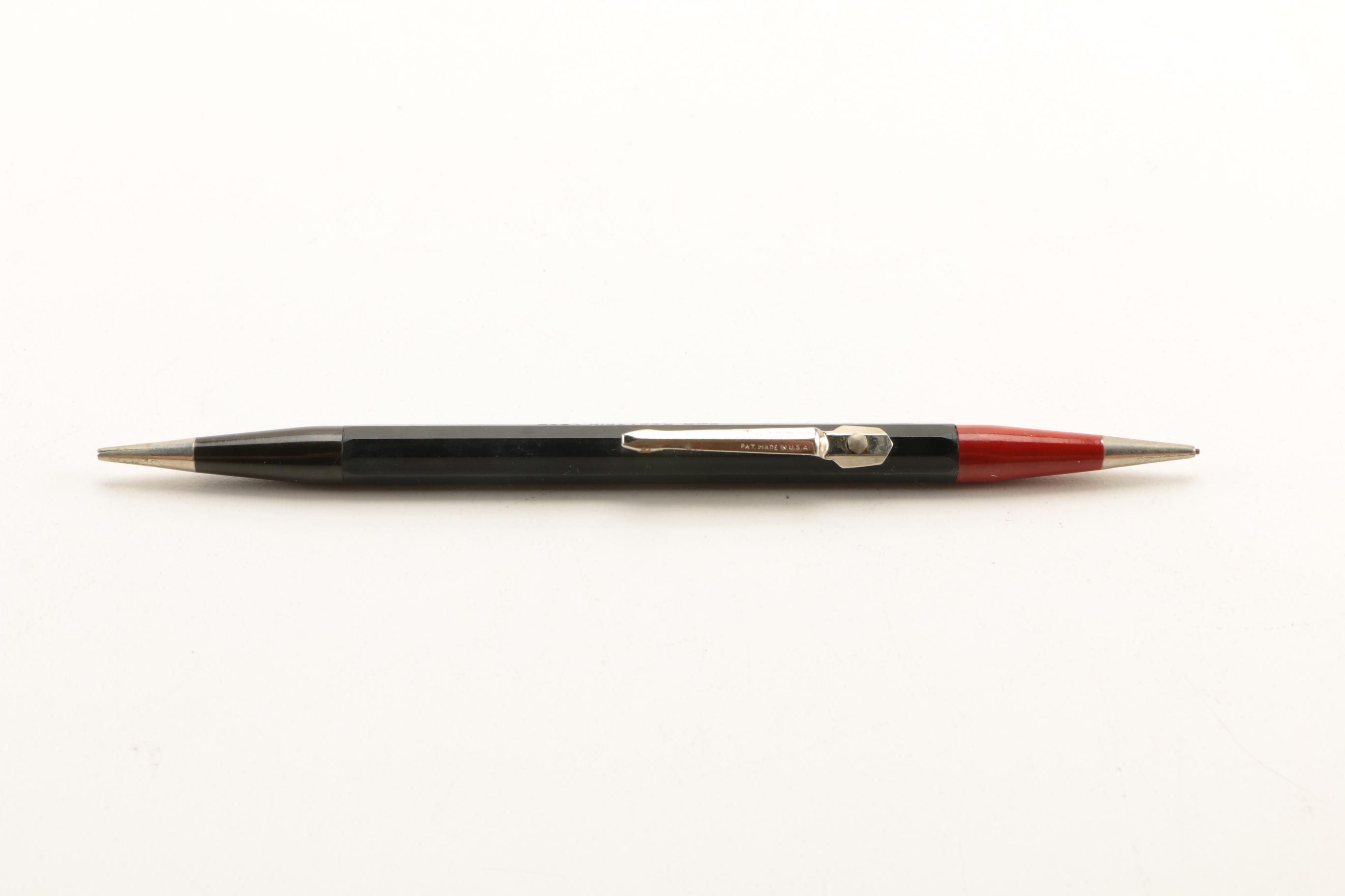 Collection of Vintage Ink Pens and Pencils With 14K Gold Nibs