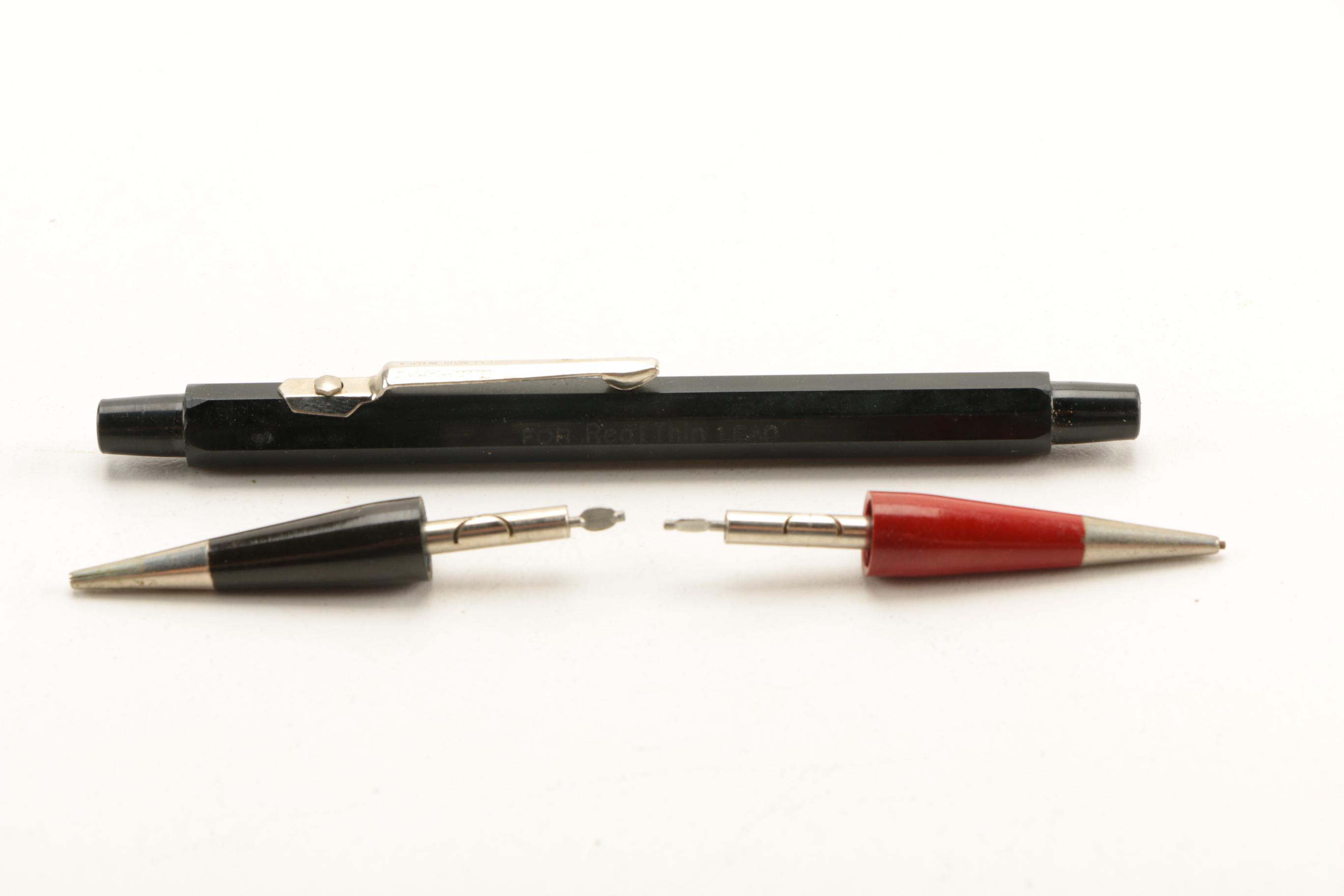 Collection of Vintage Ink Pens and Pencils With 14K Gold Nibs