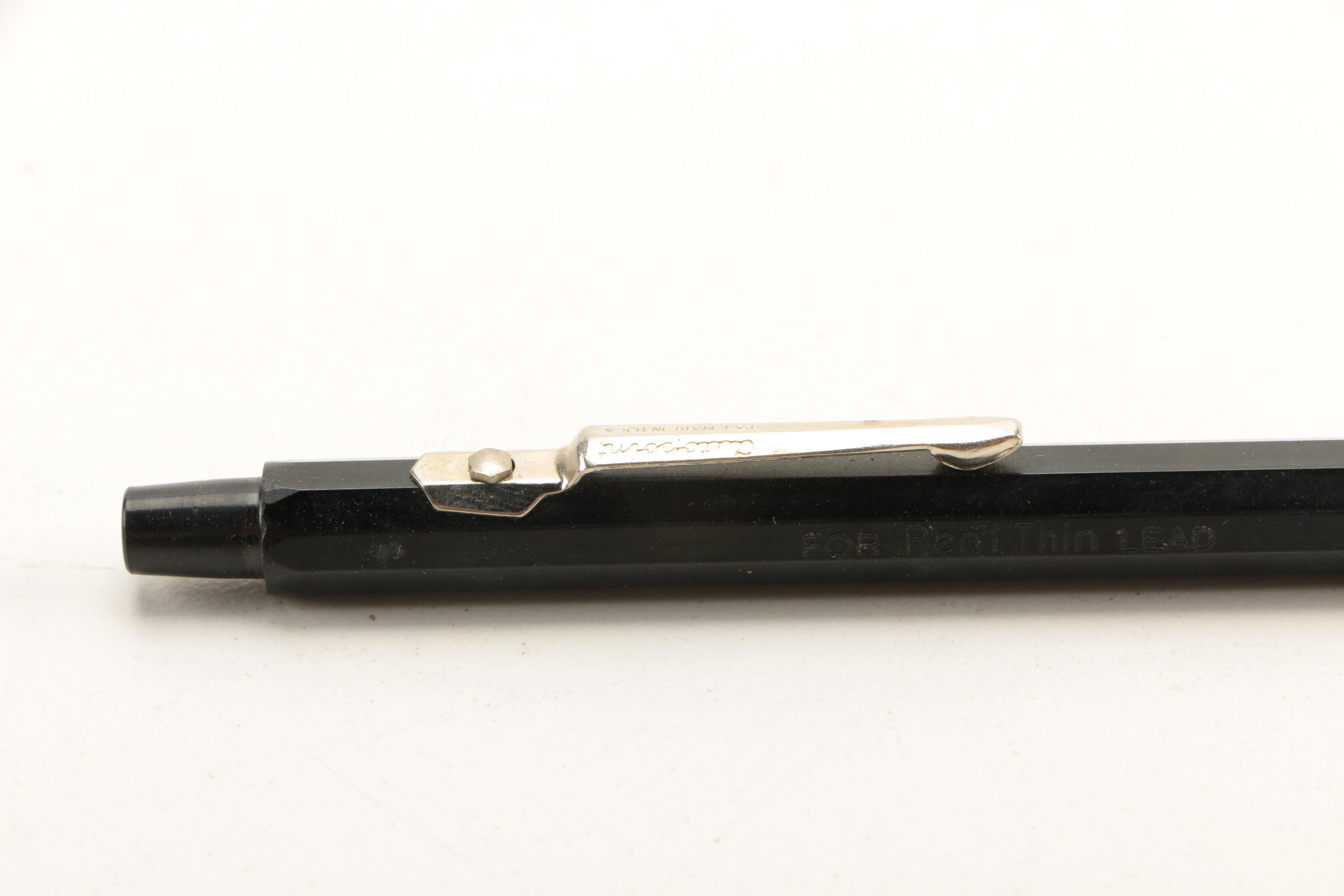 Collection of Vintage Ink Pens and Pencils With 14K Gold Nibs