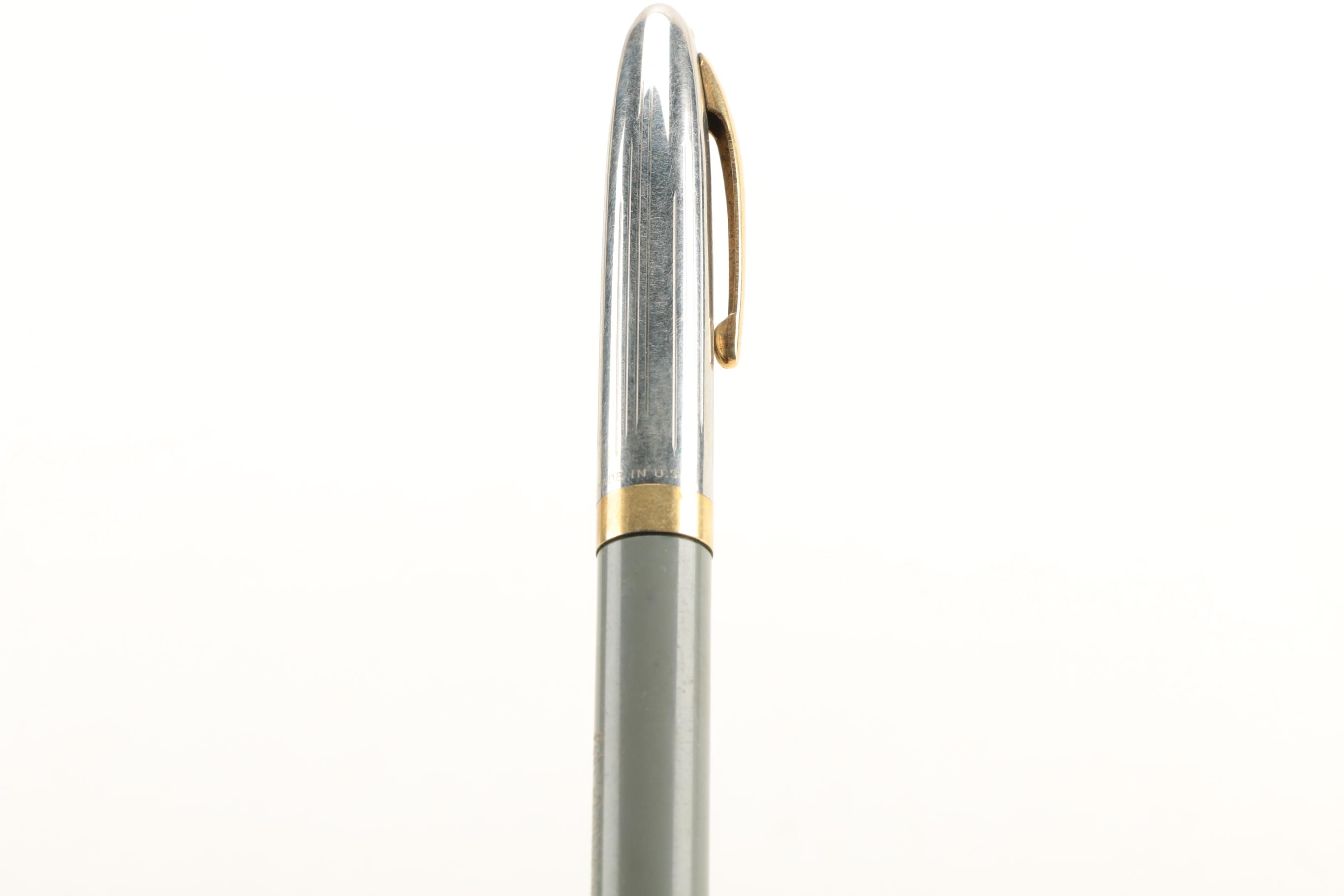 Collection of Vintage Ink Pens and Pencils With 14K Gold Nibs