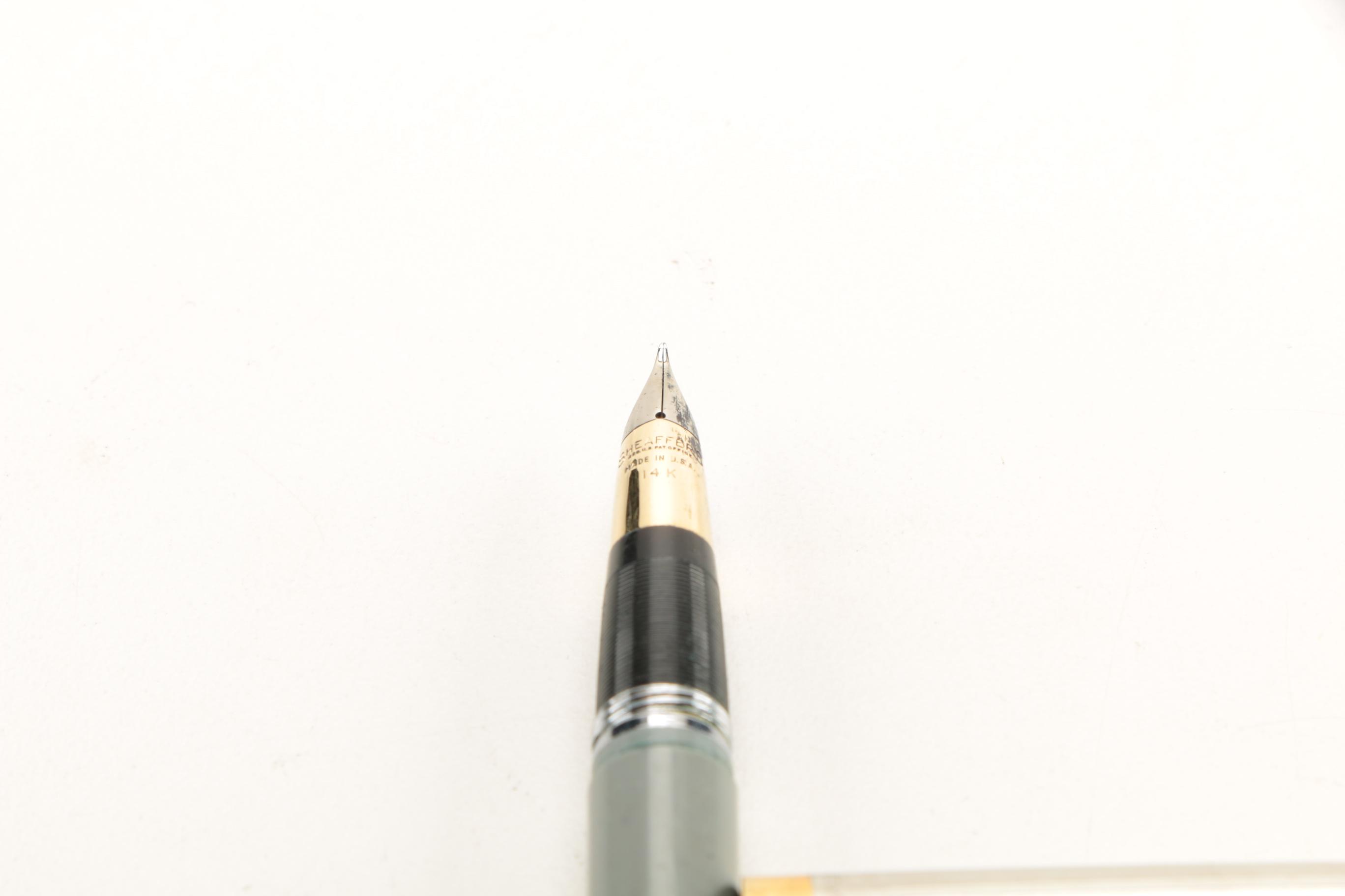 Collection of Vintage Ink Pens and Pencils With 14K Gold Nibs