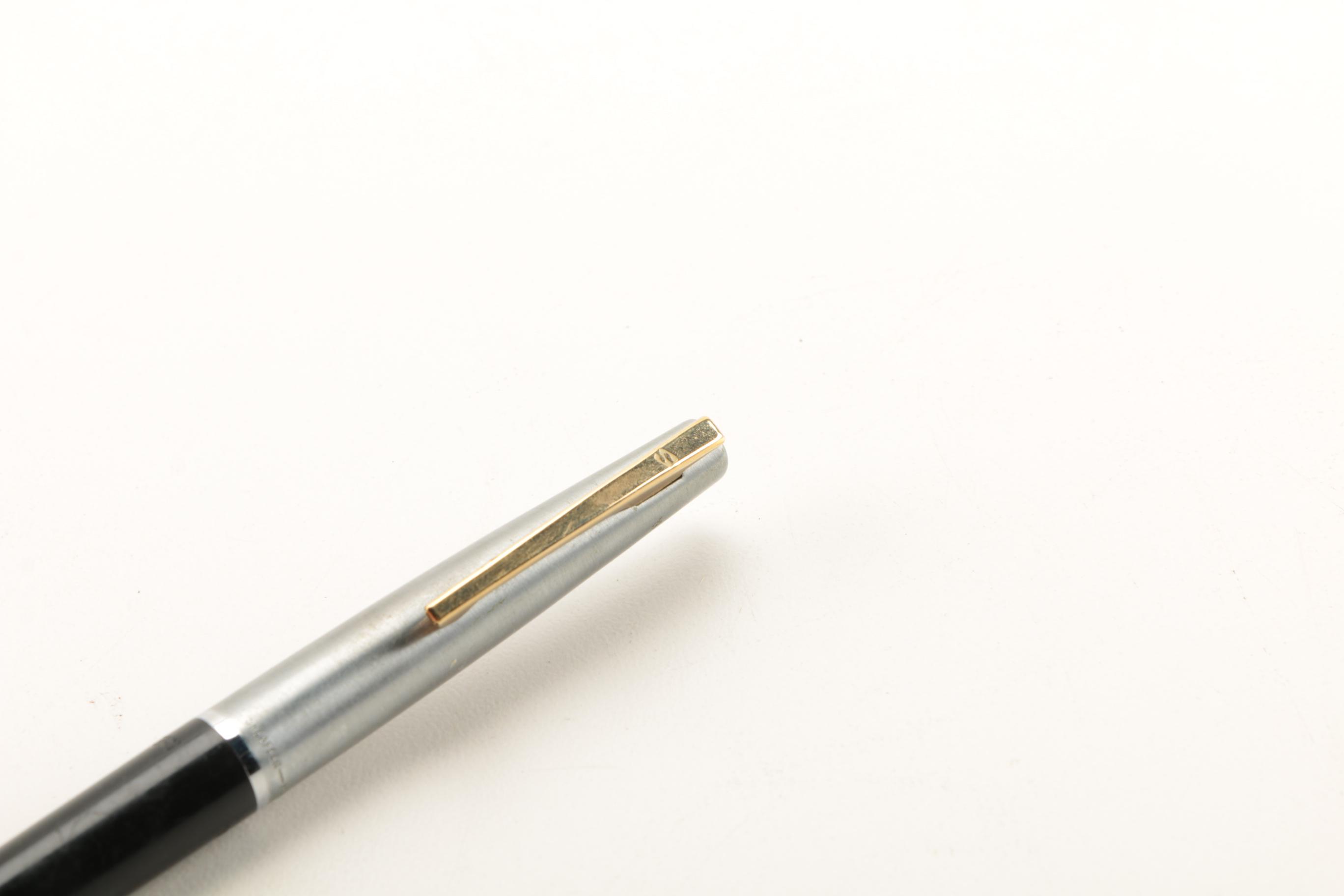 Collection of Vintage Ink Pens and Pencils With 14K Gold Nibs