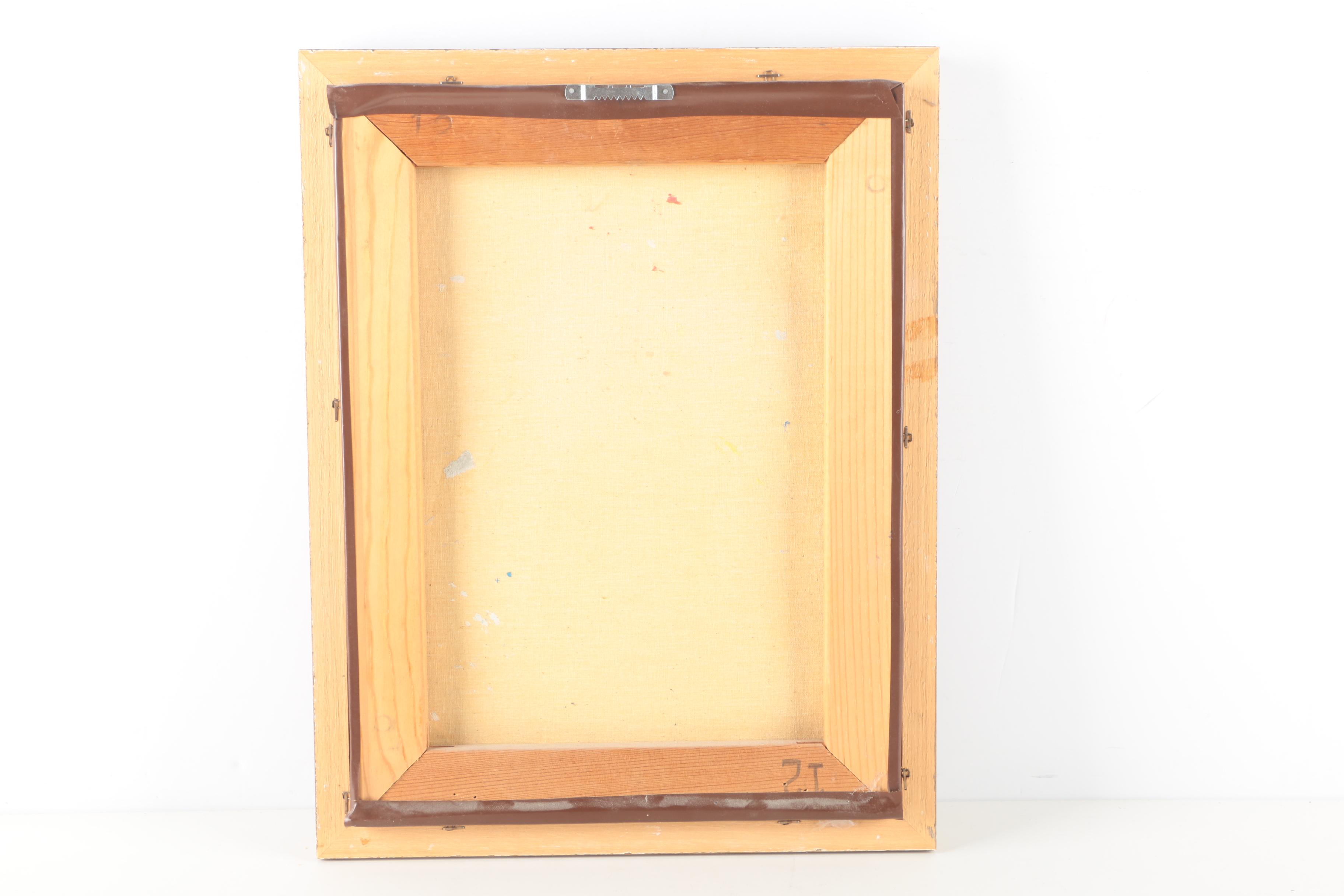 Enrico Frattini Oil Painting on Canvas of Portrait