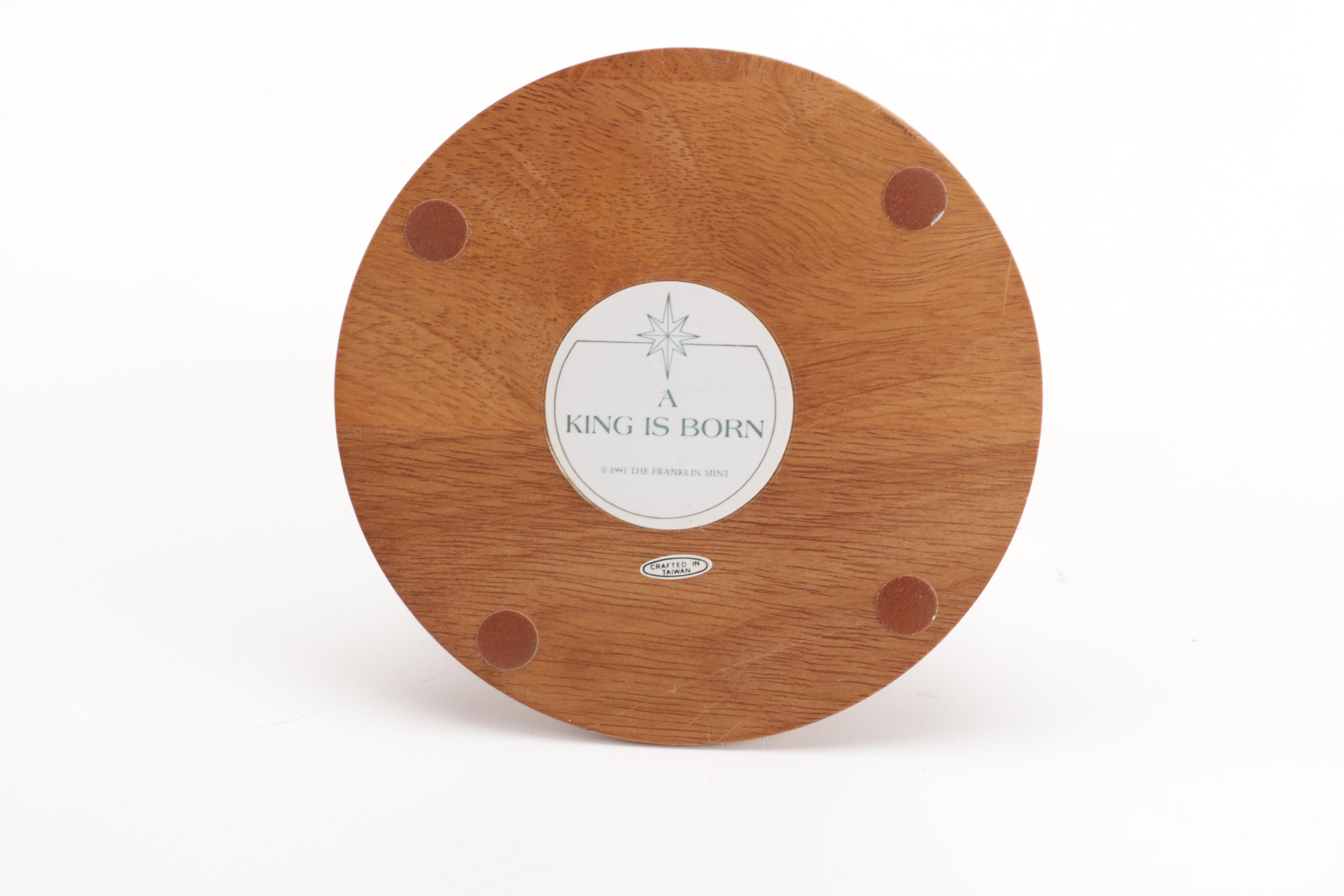 Franklin Mint "Life of Christ" Ceramic Scenes Under Glass Domes