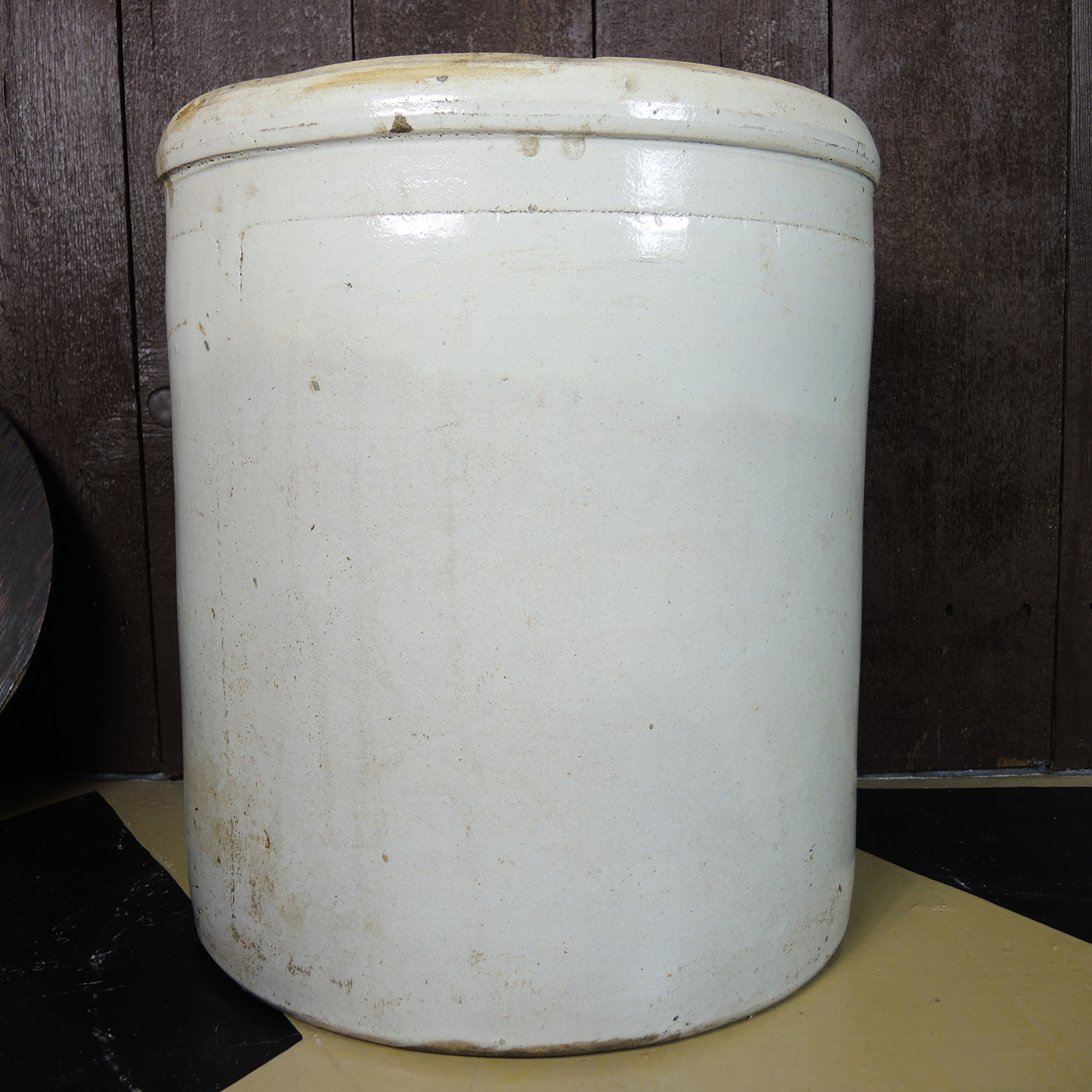 Vintage Large Twelve Gallon Stoneware Crock