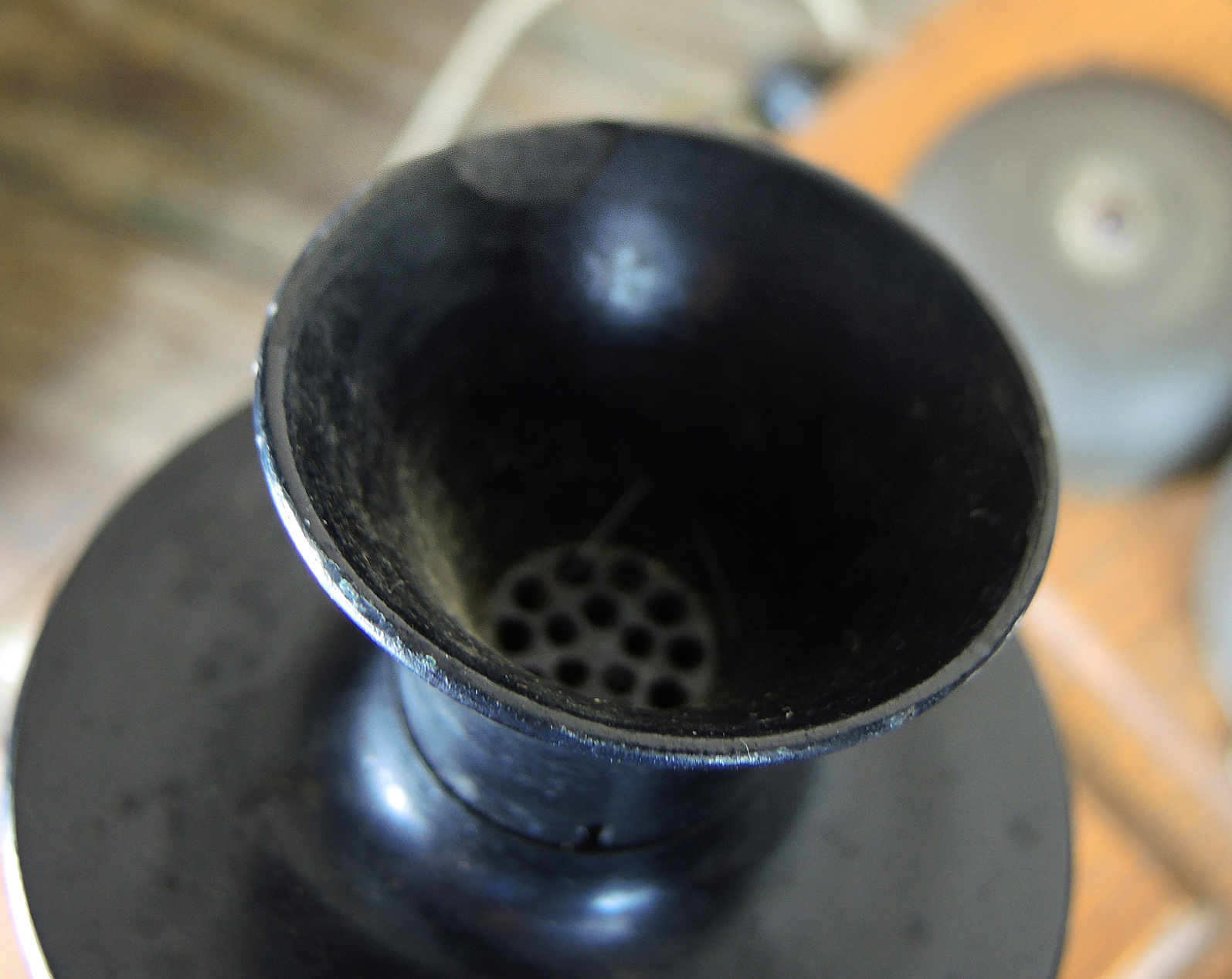 Antique Monarch Oak Wall Crank Telephone