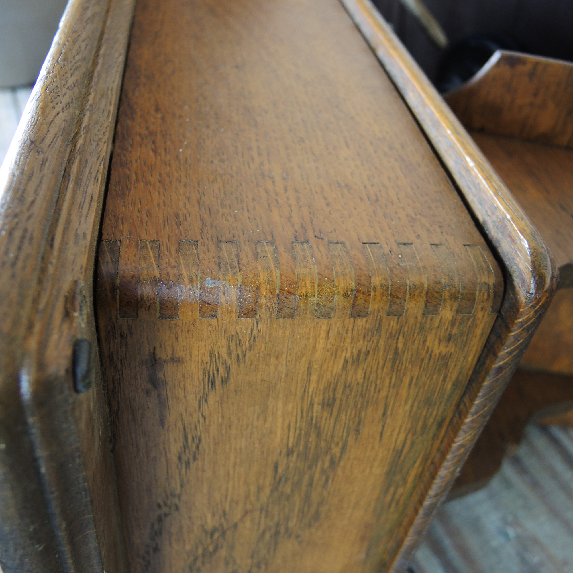 Antique Monarch Oak Wall Crank Telephone