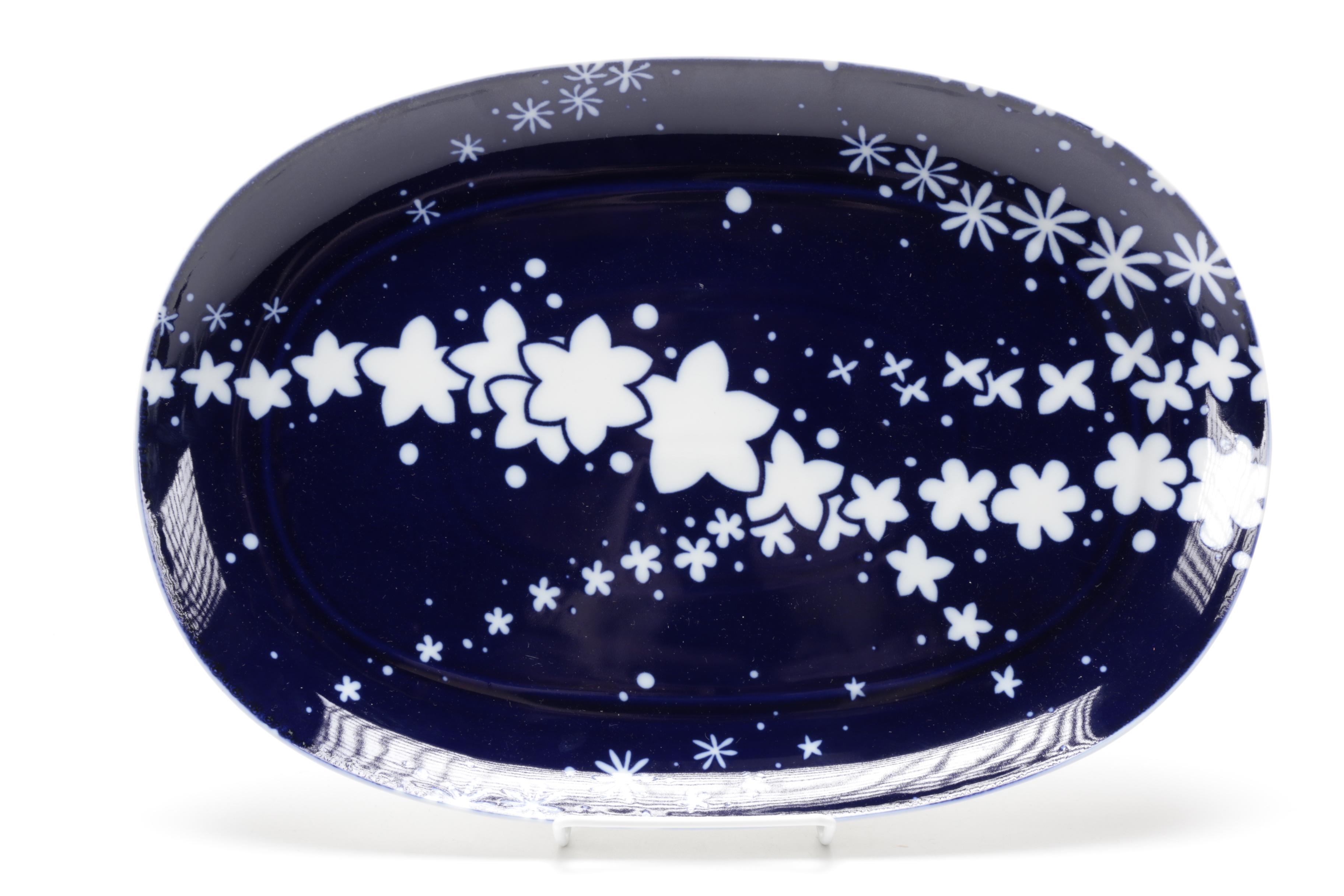 Block Bidasoa Blue and White Tableware