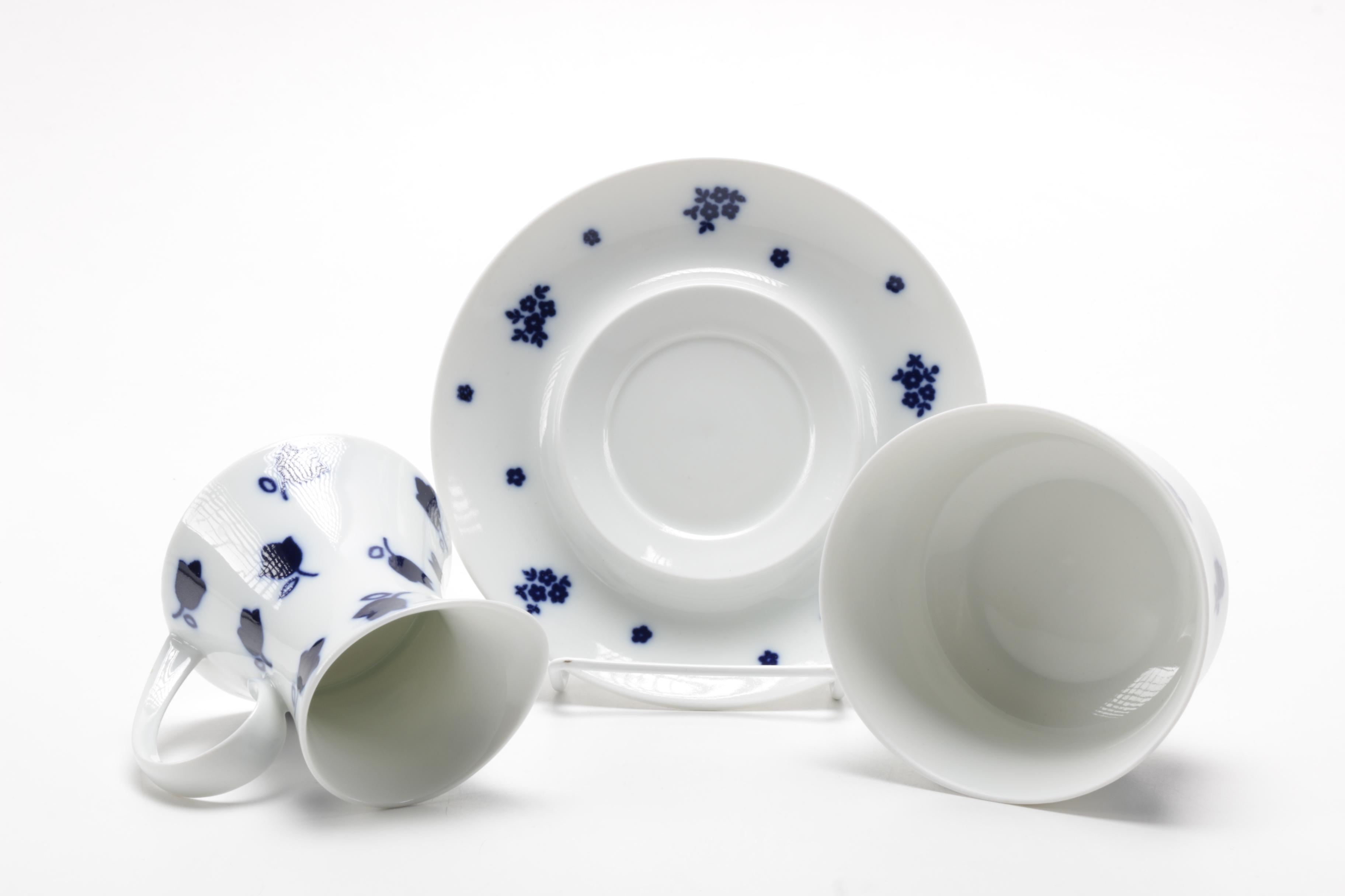 Block Bidasoa Blue and White Tableware
