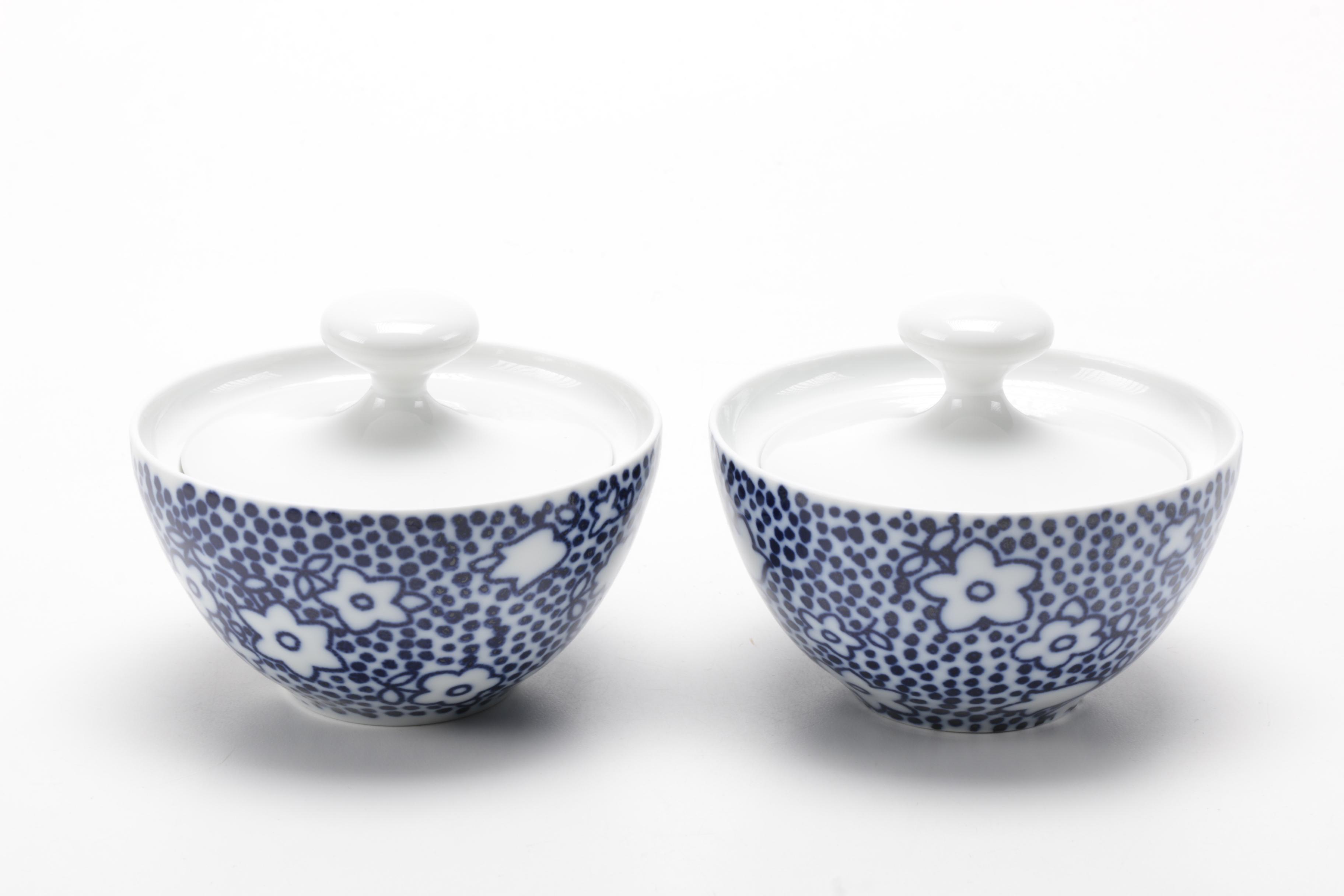 Block Bidasoa Blue and White Tableware