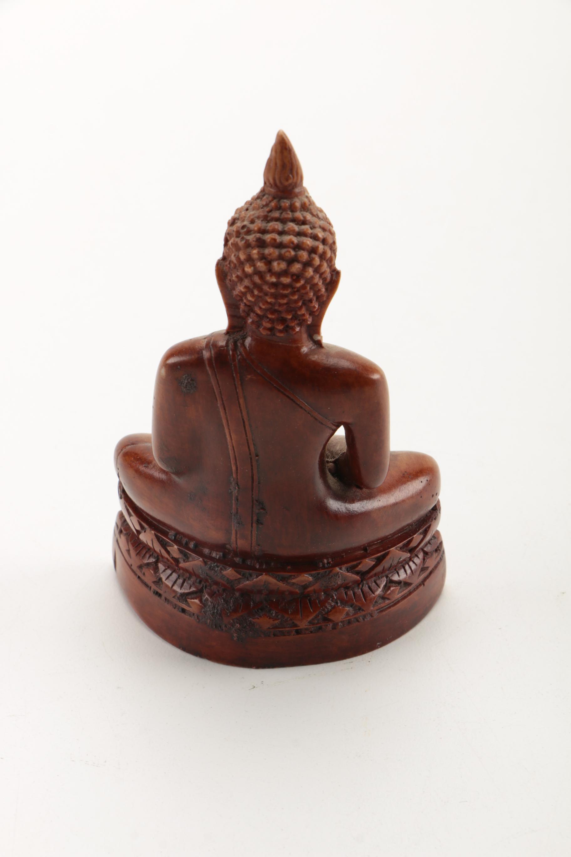 Assortment of Figurines Including Soapstone Scarab