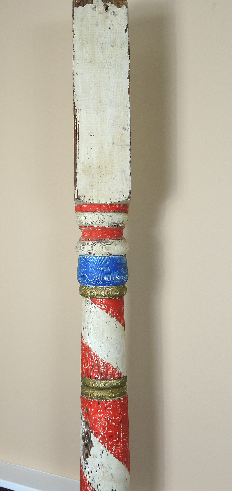 Architectural Salvage Windows, Wood Barber Style Pole, Tin Tiles, Antique Hardware and Tools