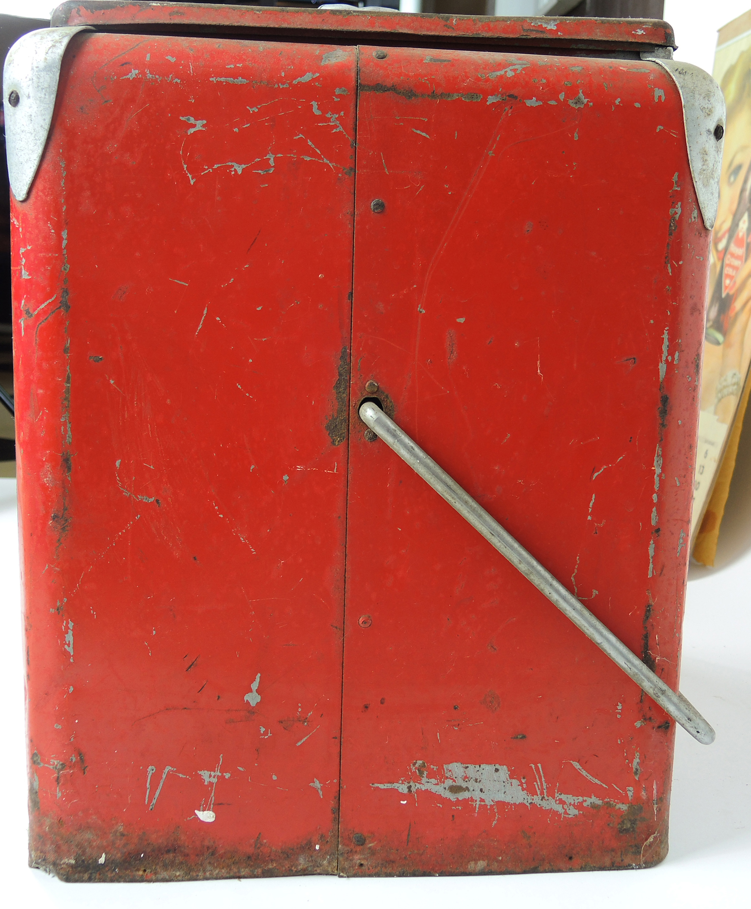 Vintage Coca-Cola Cooler, 6-Pack and Bottles