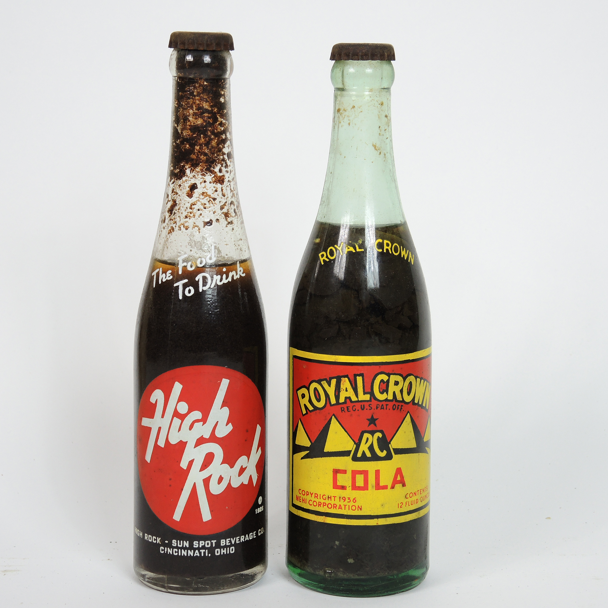 Vintage Coca-Cola Cooler, 6-Pack and Bottles