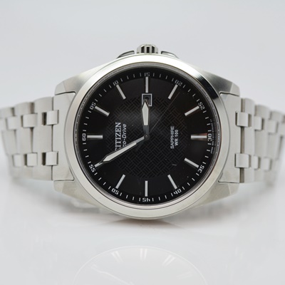 Citzens Eco-Drive "Corso" Sapphire WR 100 Men's Watch