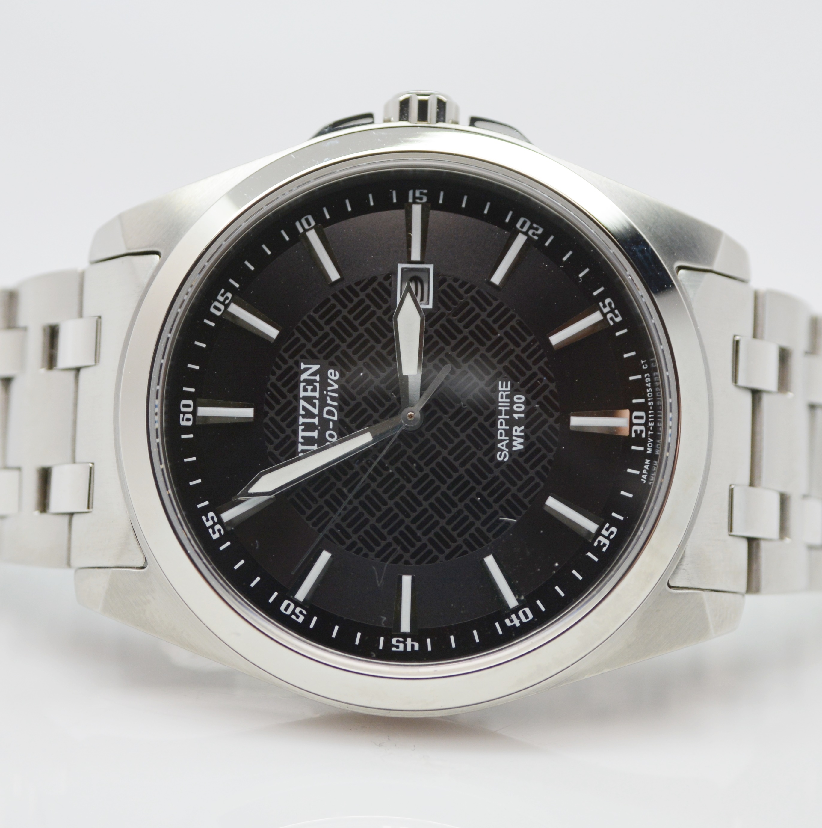 Citzens Eco-Drive "Corso" Sapphire WR 100 Men's Watch