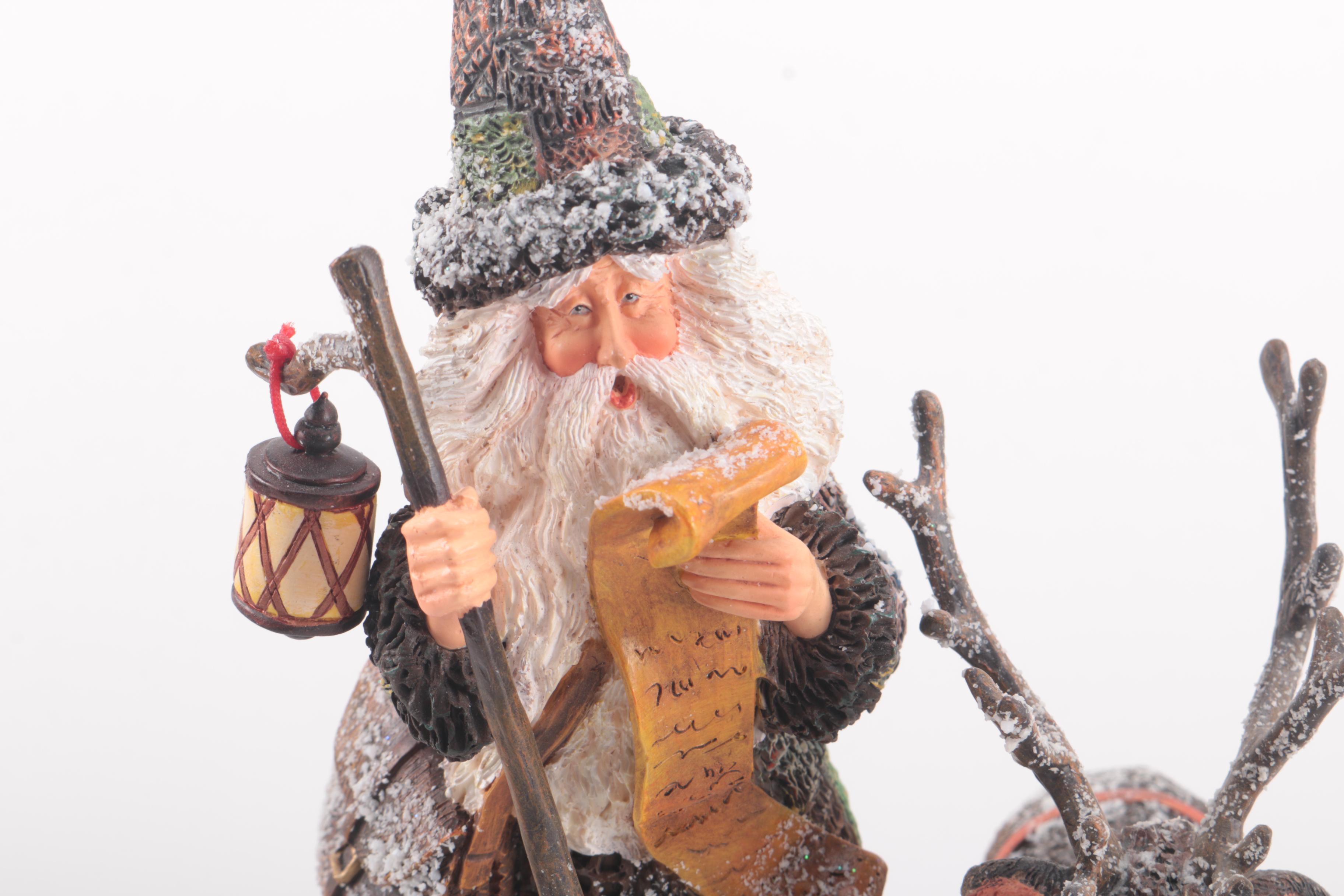 Stewart Sherwood's Magical Christmas Collection Santa Figurines