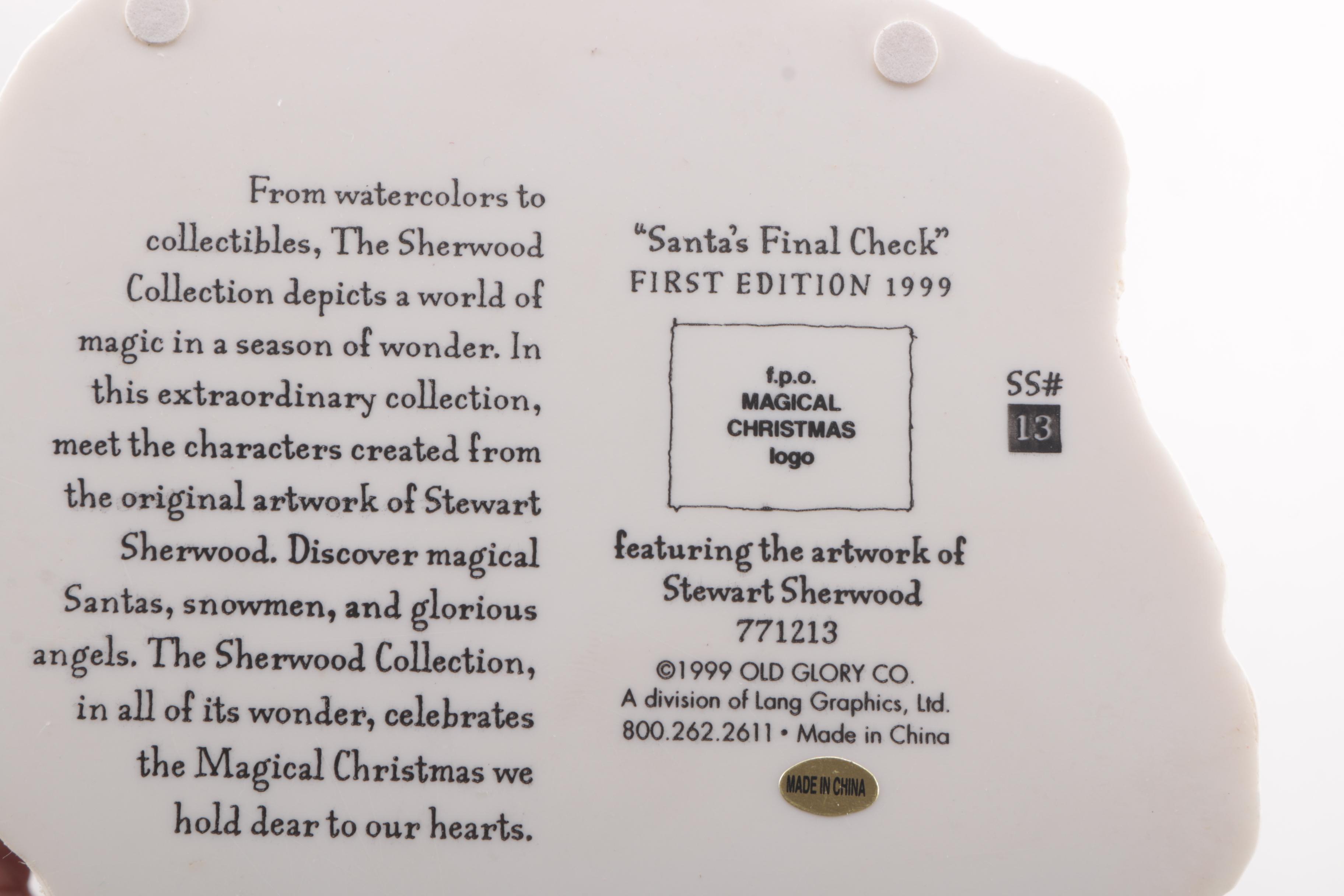 Stewart Sherwood's Magical Christmas Collection Santa Figurines