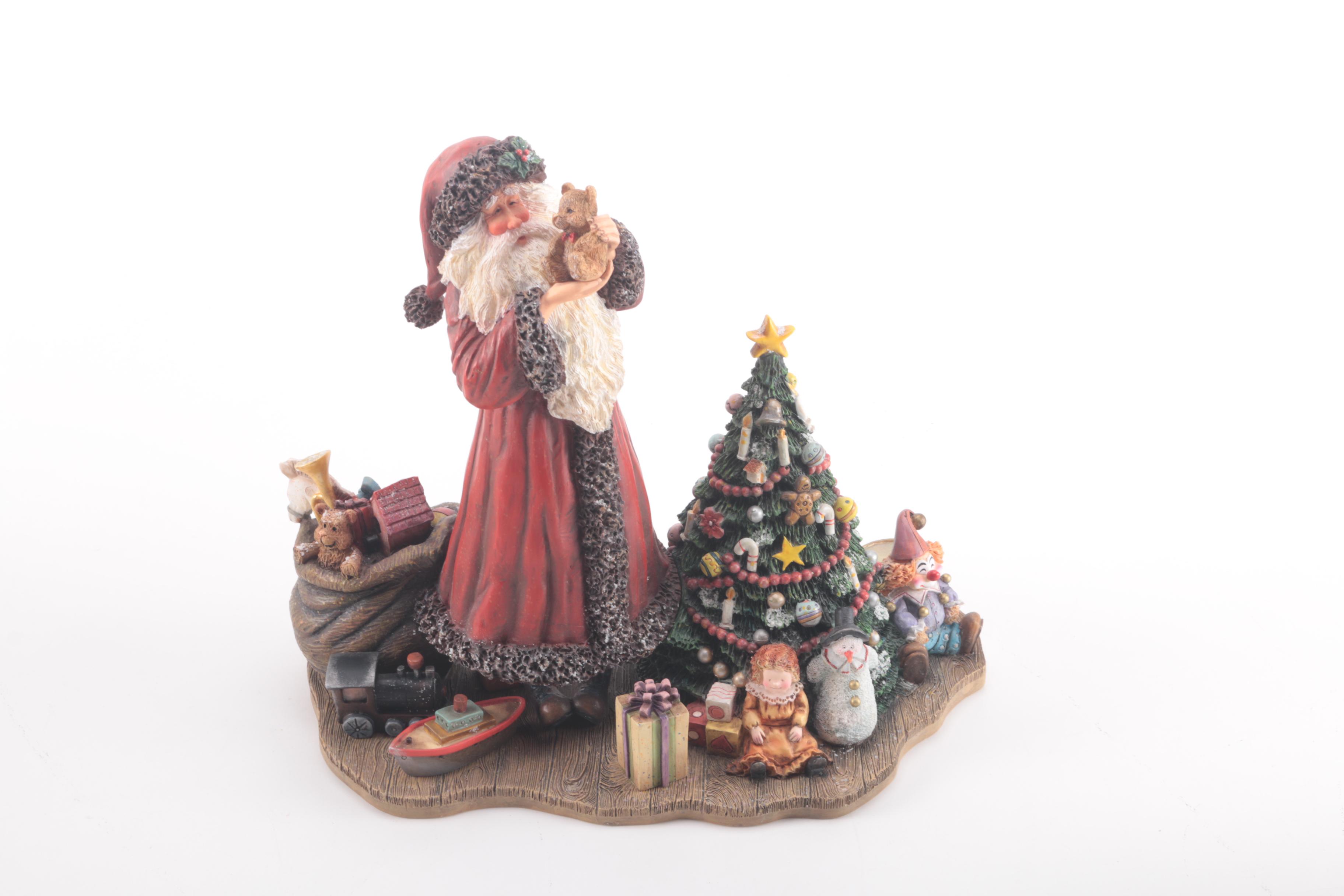 Stewart Sherwood's Magical Christmas Collection Santa Figurines