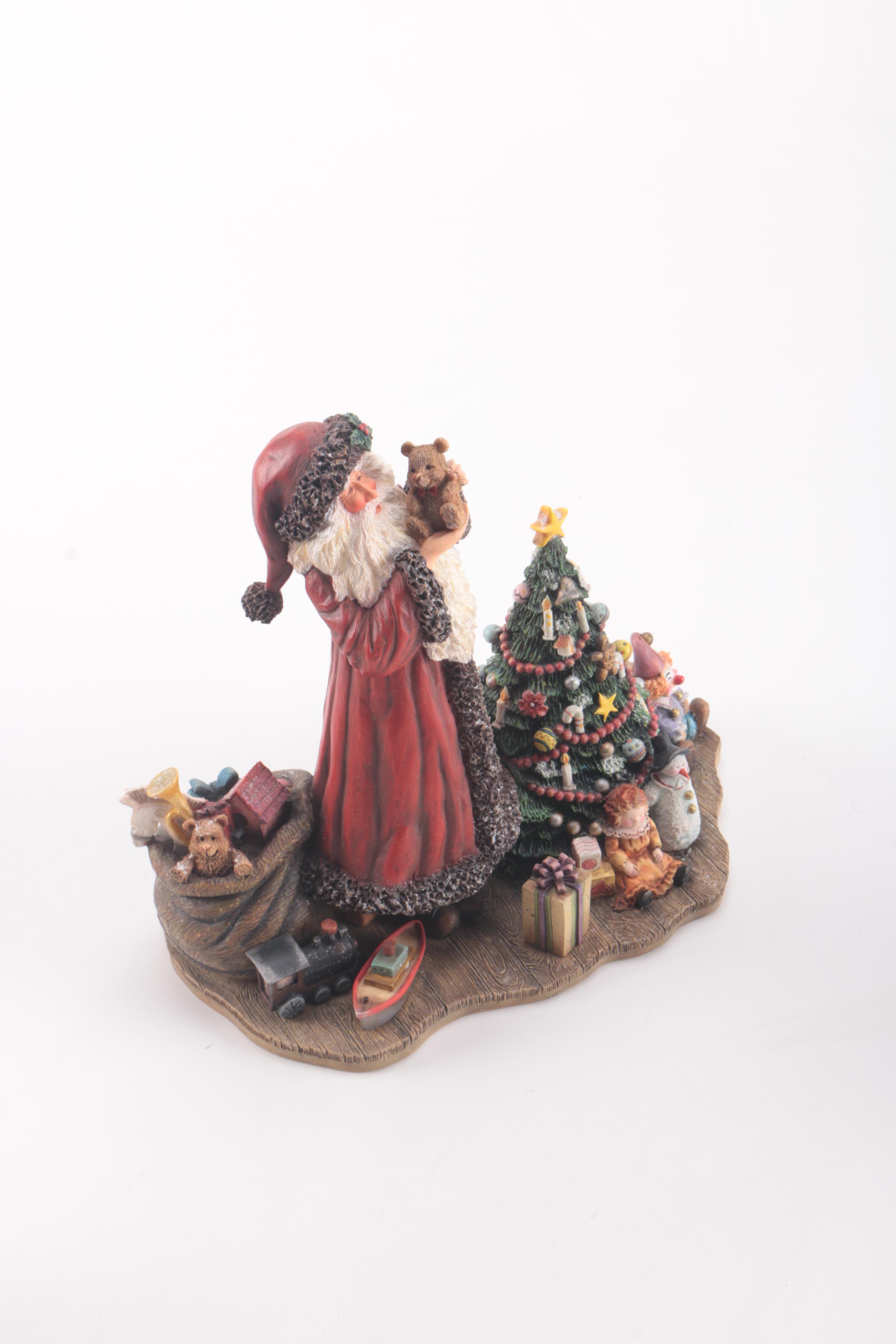 Stewart Sherwood's Magical Christmas Collection Santa Figurines