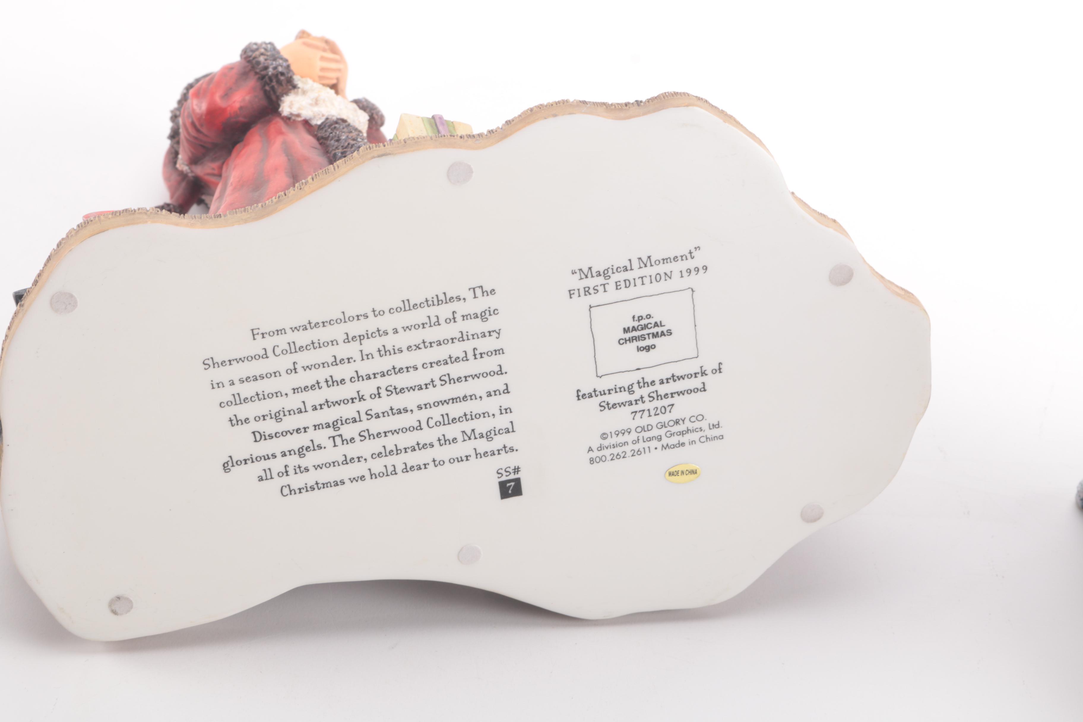 Stewart Sherwood's Magical Christmas Collection Santa Figurines