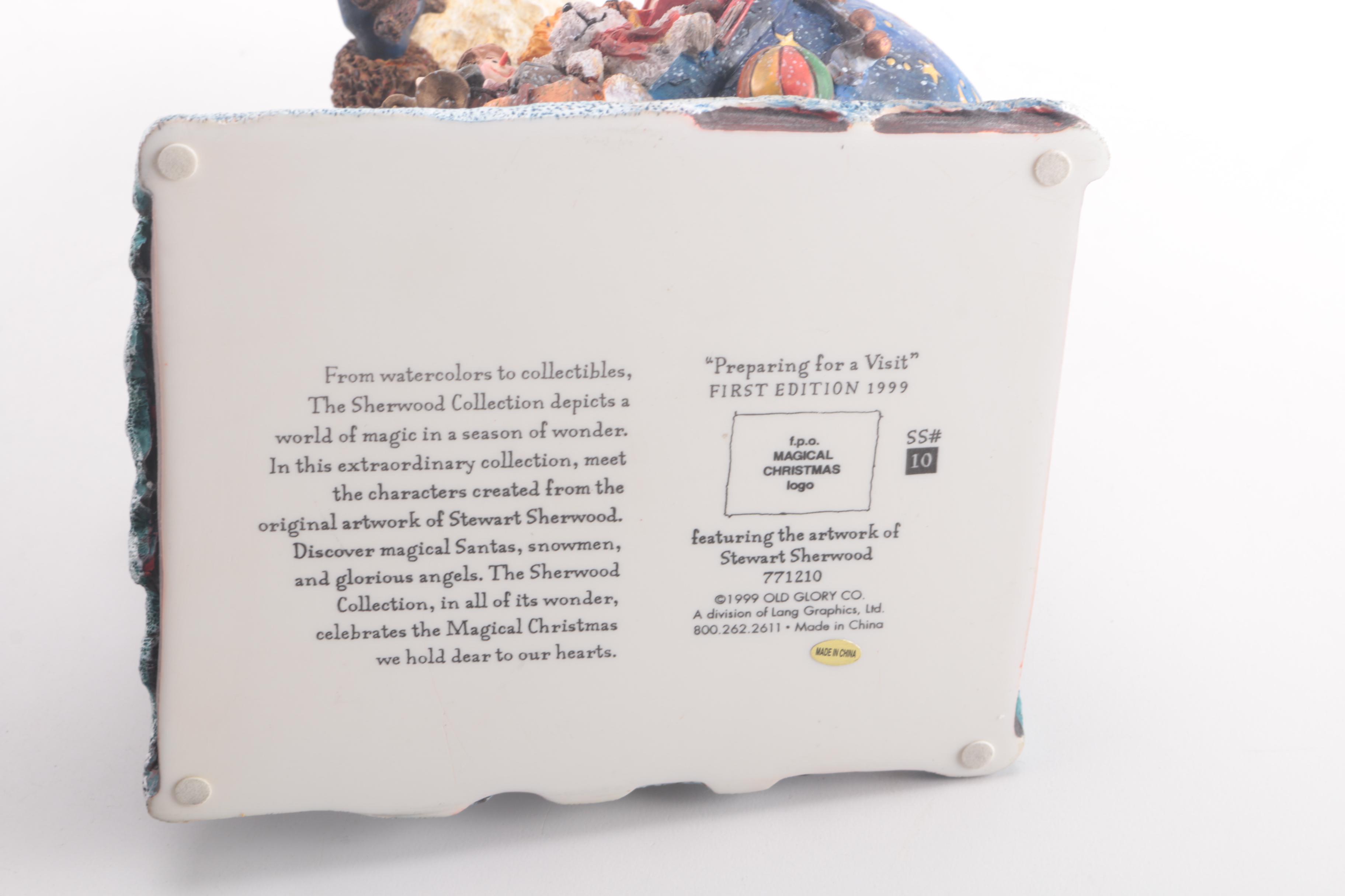 Stewart Sherwood's Magical Christmas Collection Santa Figurines