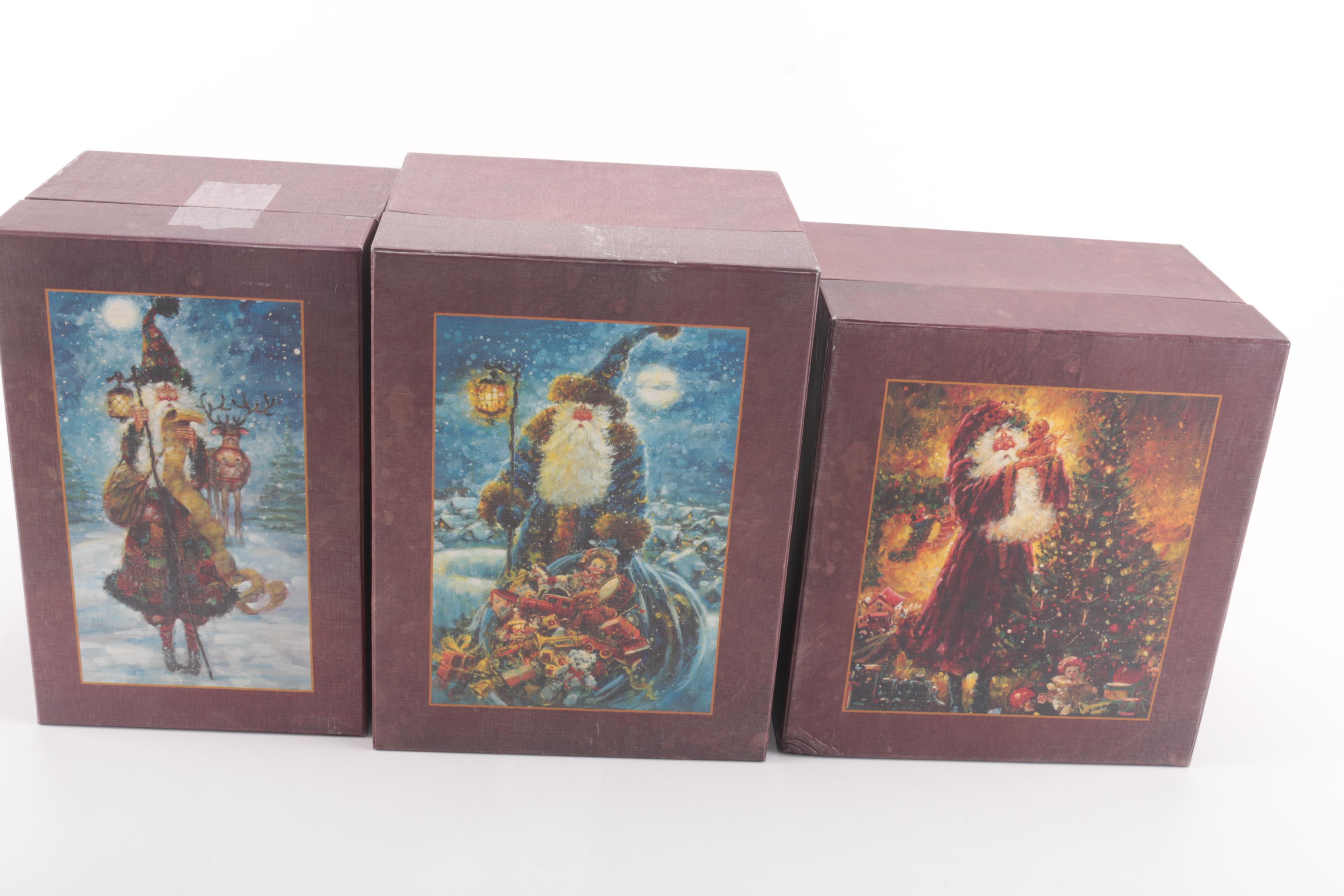 Stewart Sherwood's Magical Christmas Collection Santa Figurines