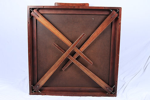 Vintage Mahogany Folding Table and Chairs by Stakmore