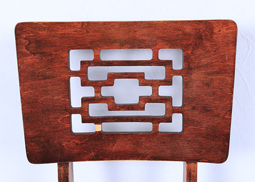 Vintage Mahogany Folding Table and Chairs by Stakmore