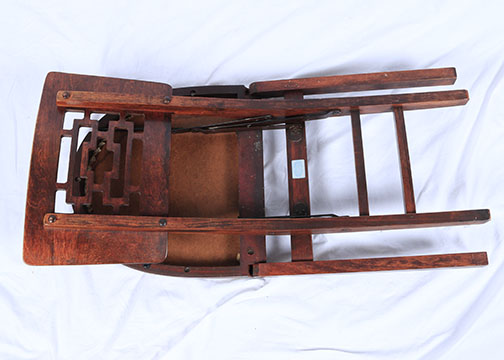 Vintage Mahogany Folding Table and Chairs by Stakmore